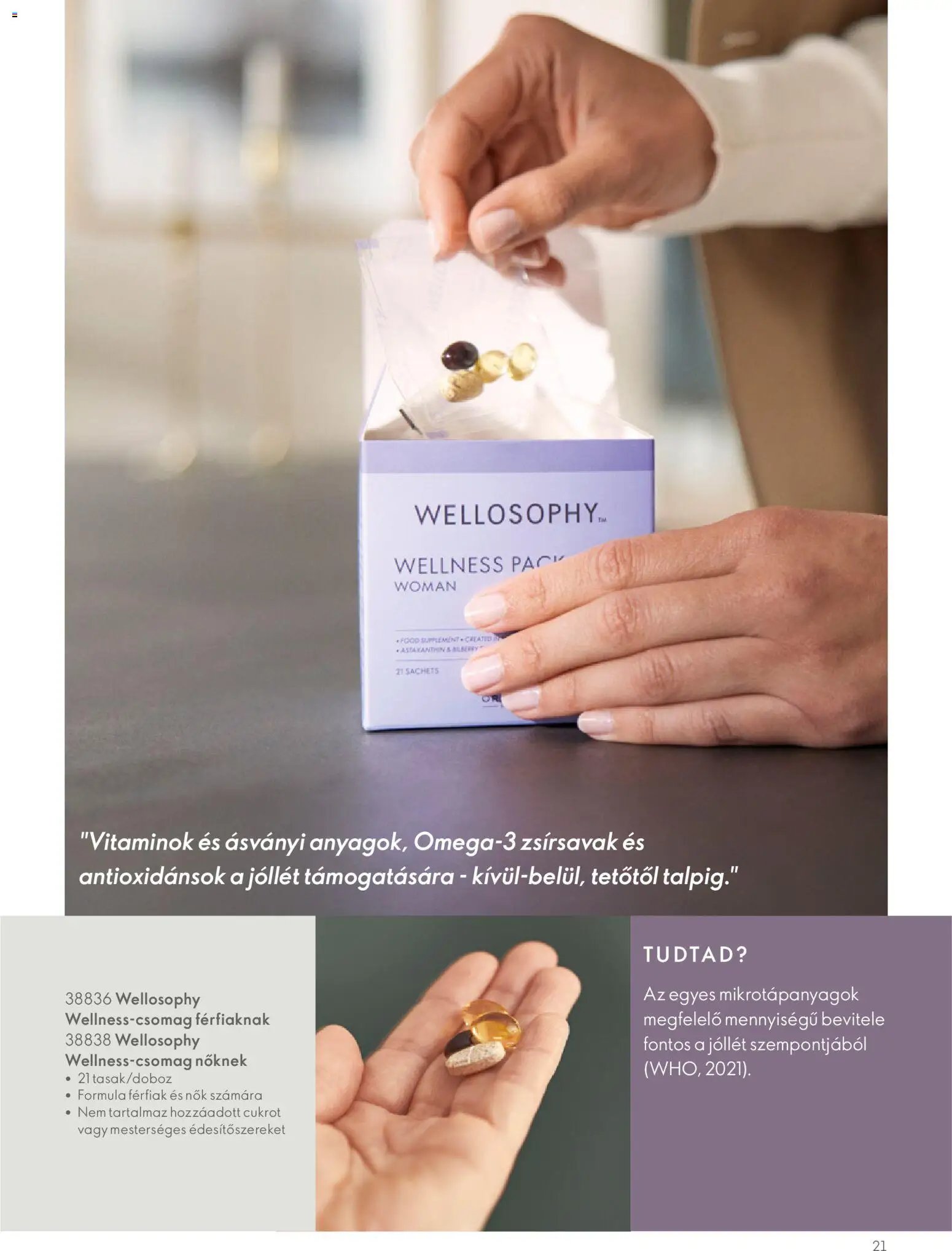 Oriflame újság 2026.01.02. Katalógus Oriflame Wellosophy Termékkatalógus (2026-01-02)