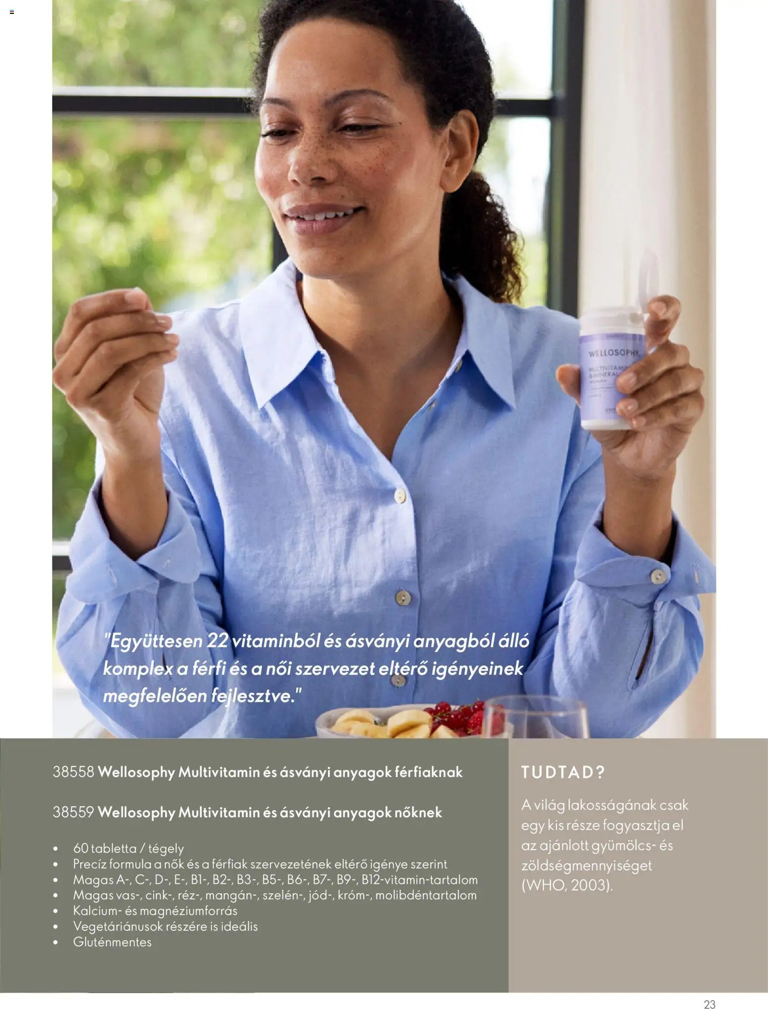 Oriflame újság 2026.01.02. Katalógus Oriflame Wellosophy Termékkatalógus (2026-01-02)