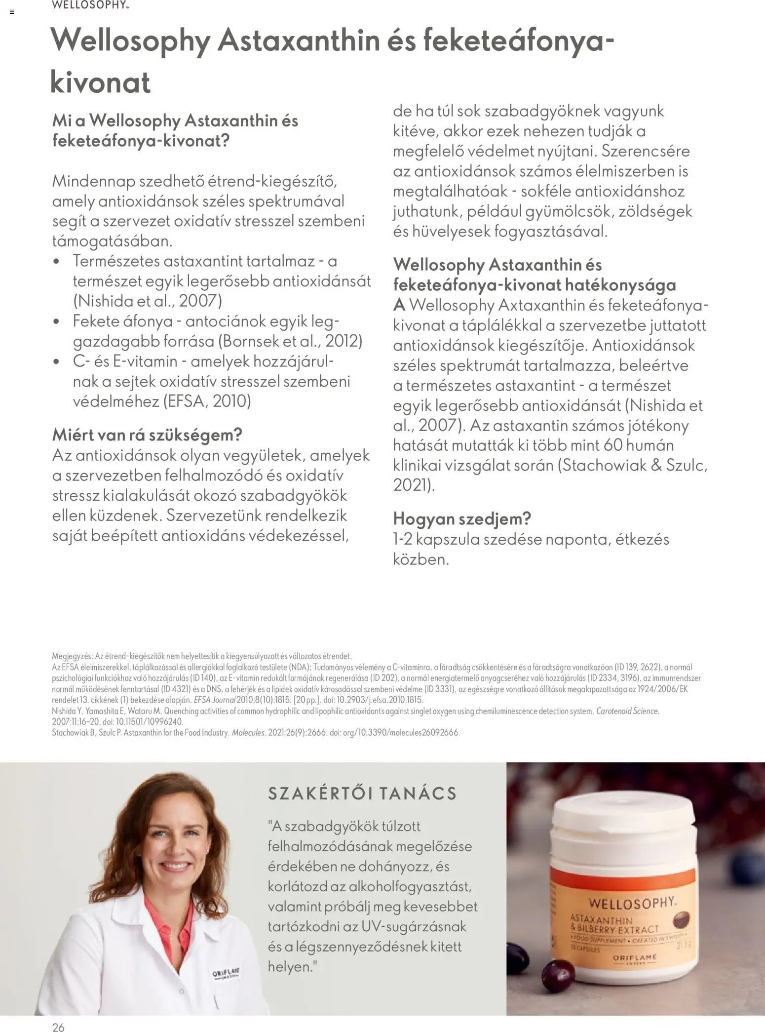 Oriflame újság 2026.01.02. Katalógus Oriflame Wellosophy Termékkatalógus (2026-01-02)