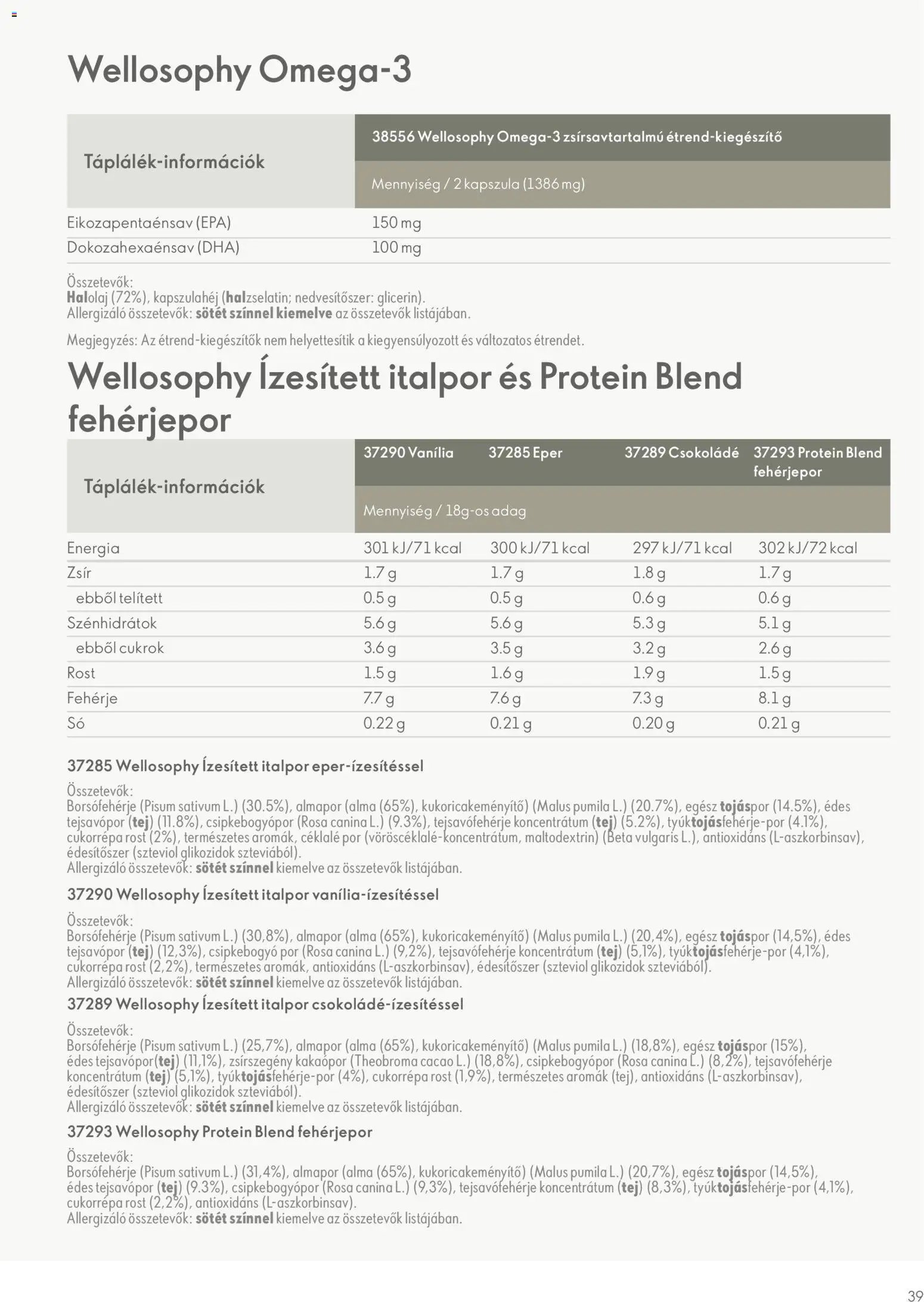 Oriflame újság 2026.01.02. Katalógus Oriflame Wellosophy Termékkatalógus (2026-01-02)