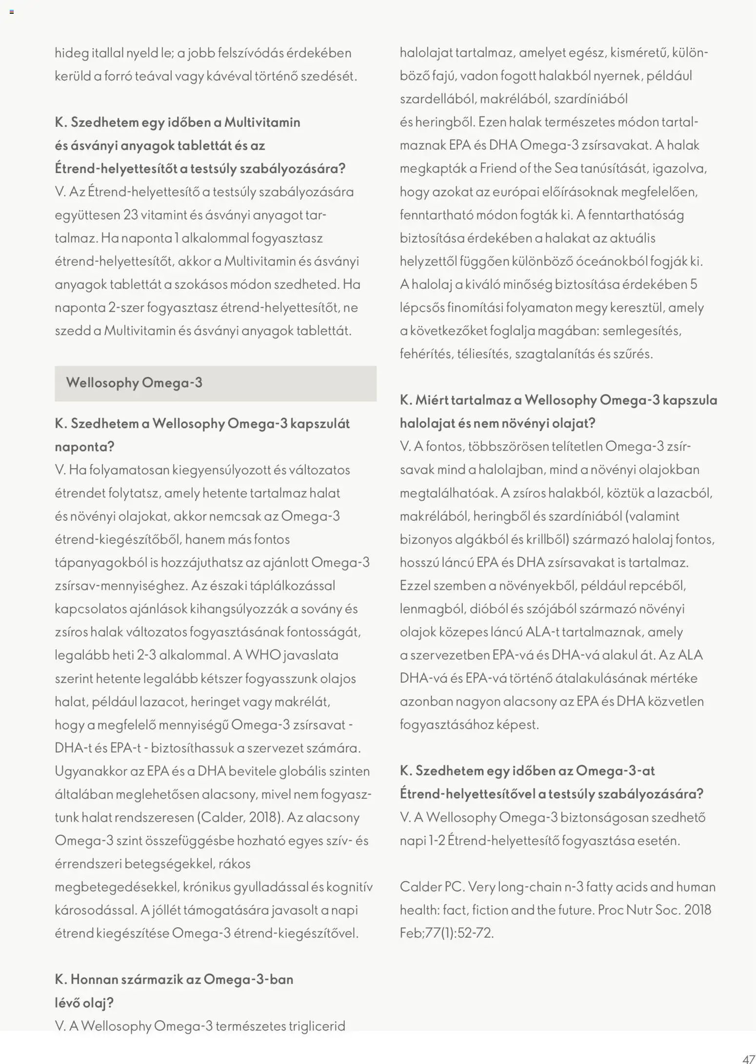 Oriflame újság 2026.01.02. Katalógus Oriflame Wellosophy Termékkatalógus (2026-01-02)