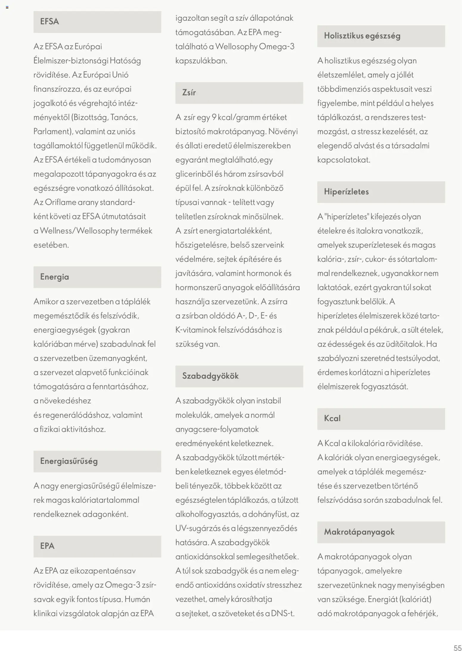 Oriflame újság 2026.01.02. Katalógus Oriflame Wellosophy Termékkatalógus (2026-01-02)