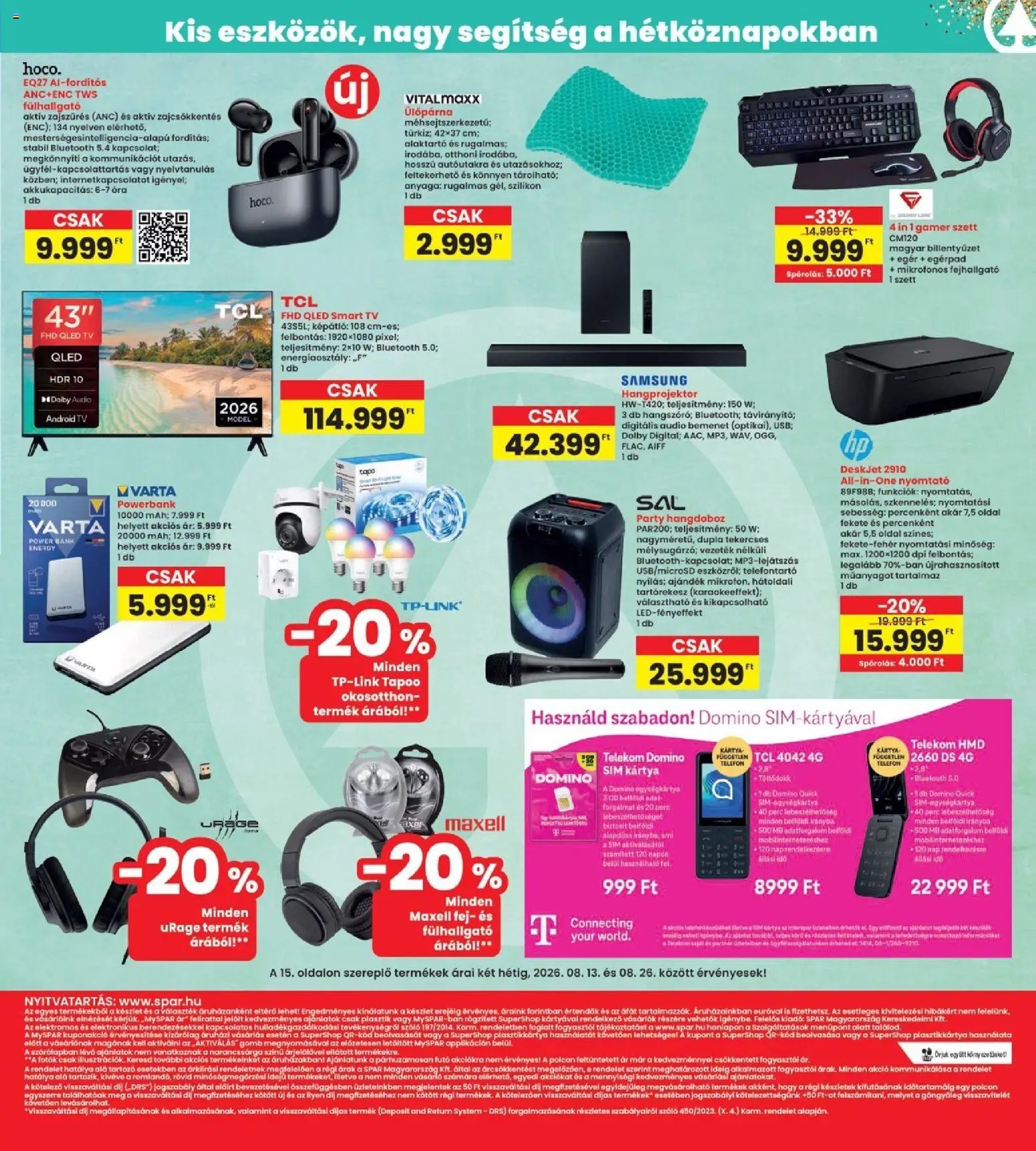 Interspar újság 2026.08.13. Interspar akciós újság