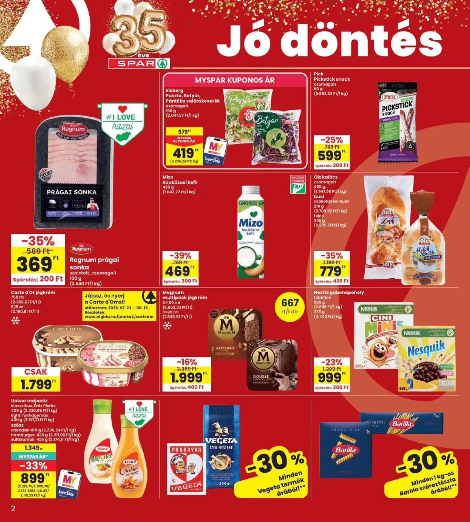 Interspar újság 2026.08.13. Interspar akciós újság