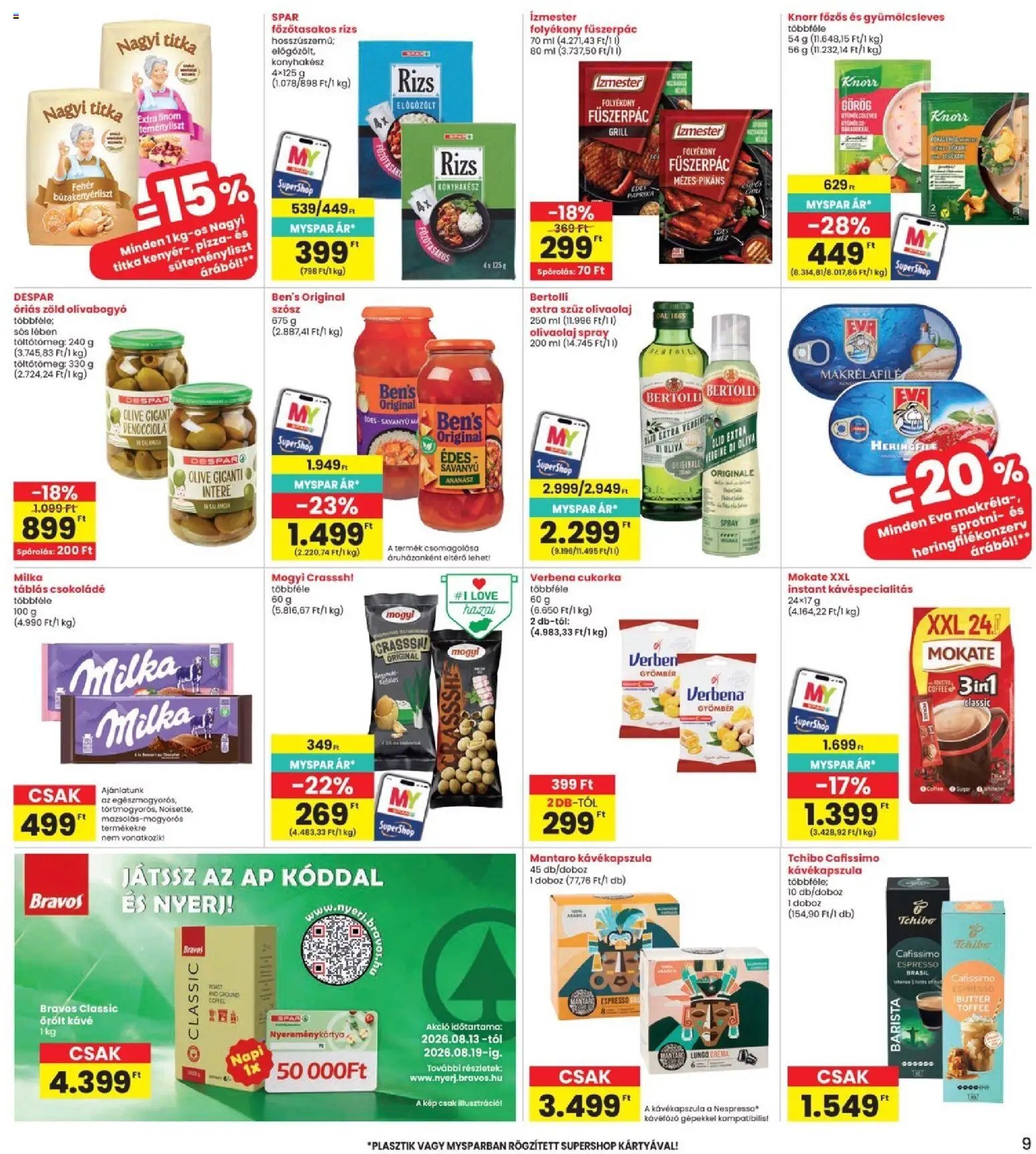 Interspar újság 2026.08.13. Interspar akciós újság