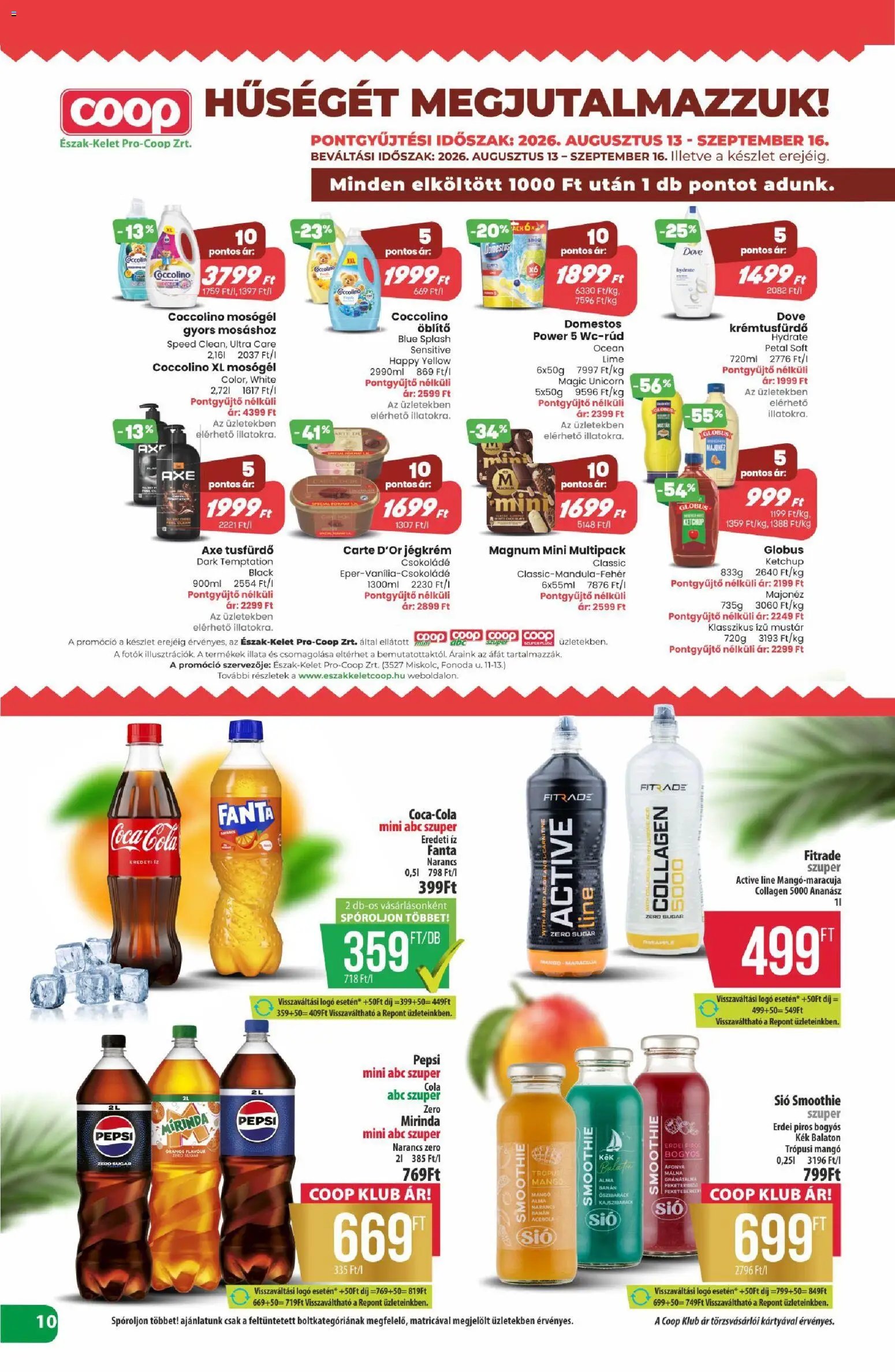 COOP újság 2026.08.27. COOP - Újság Észak Kelet Pro-Coop Zrt