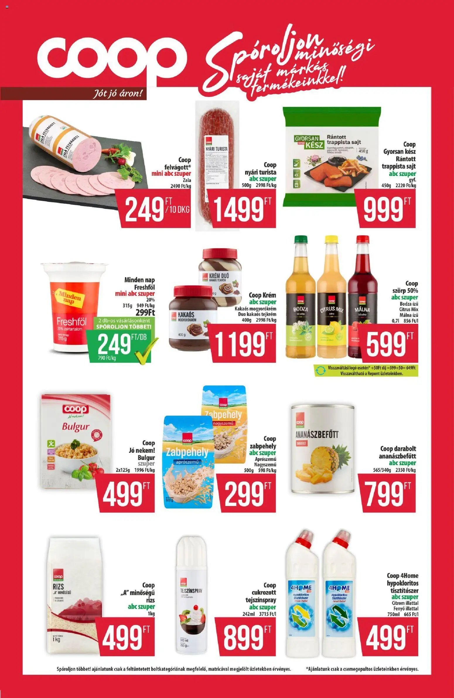 COOP újság 2026.08.27. COOP - Újság Észak Kelet Pro-Coop Zrt