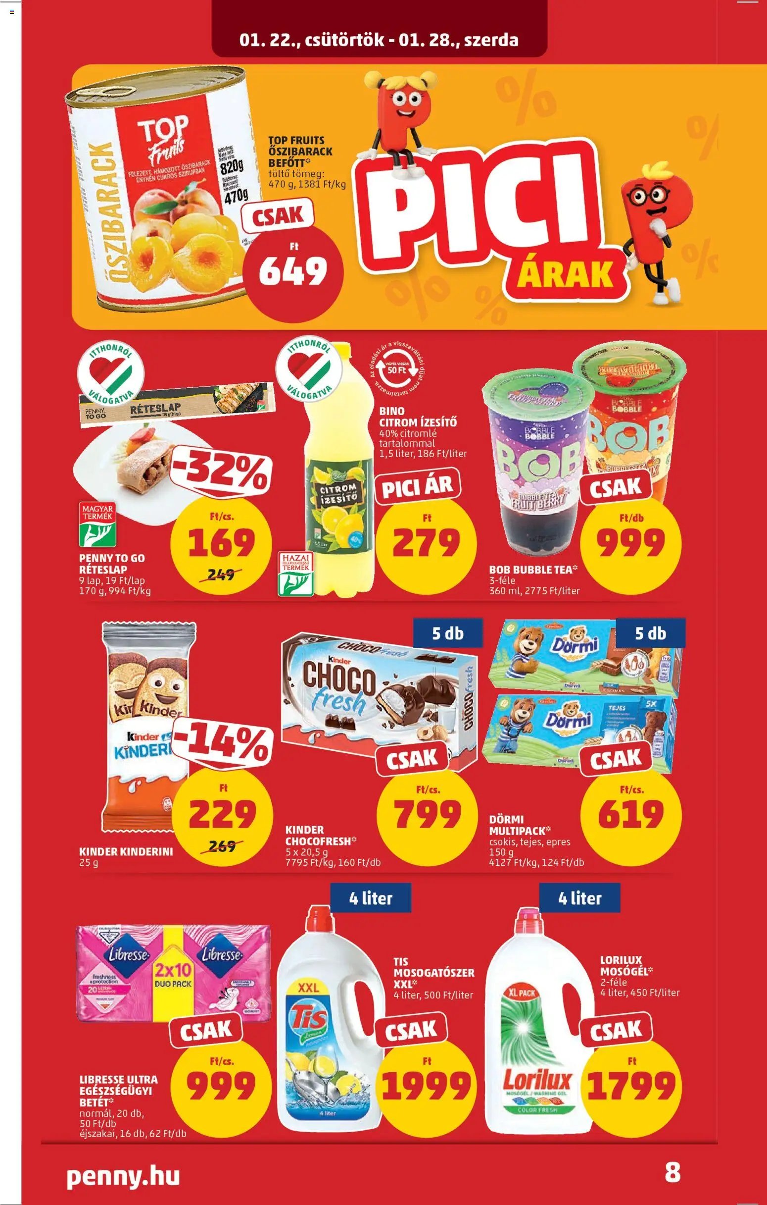 PENNY újság 2026.01.22. Akciós újság PENNY (2026-01-22 - 2026-01-28)