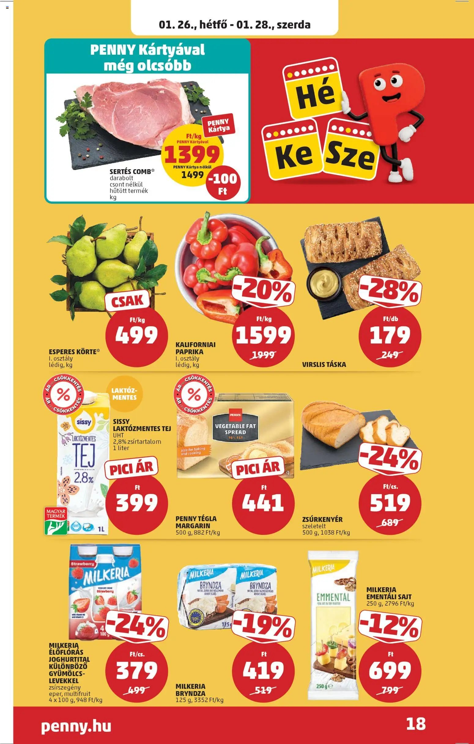 PENNY újság 2026.01.22. Akciós újság PENNY (2026-01-22 - 2026-01-28)