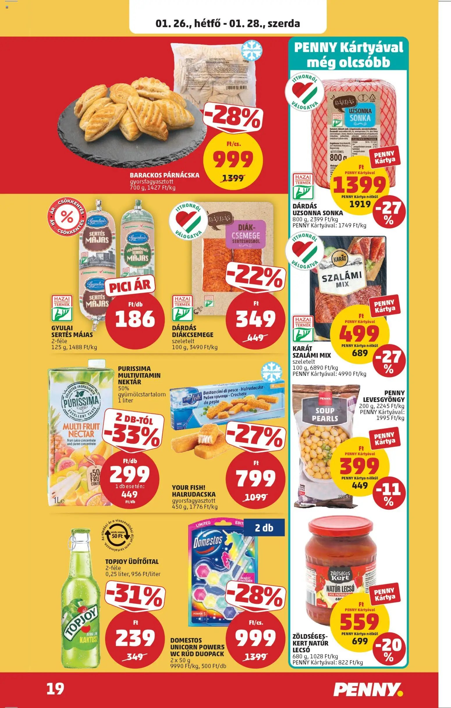 PENNY újság 2026.01.22. Akciós újság PENNY (2026-01-22 - 2026-01-28)