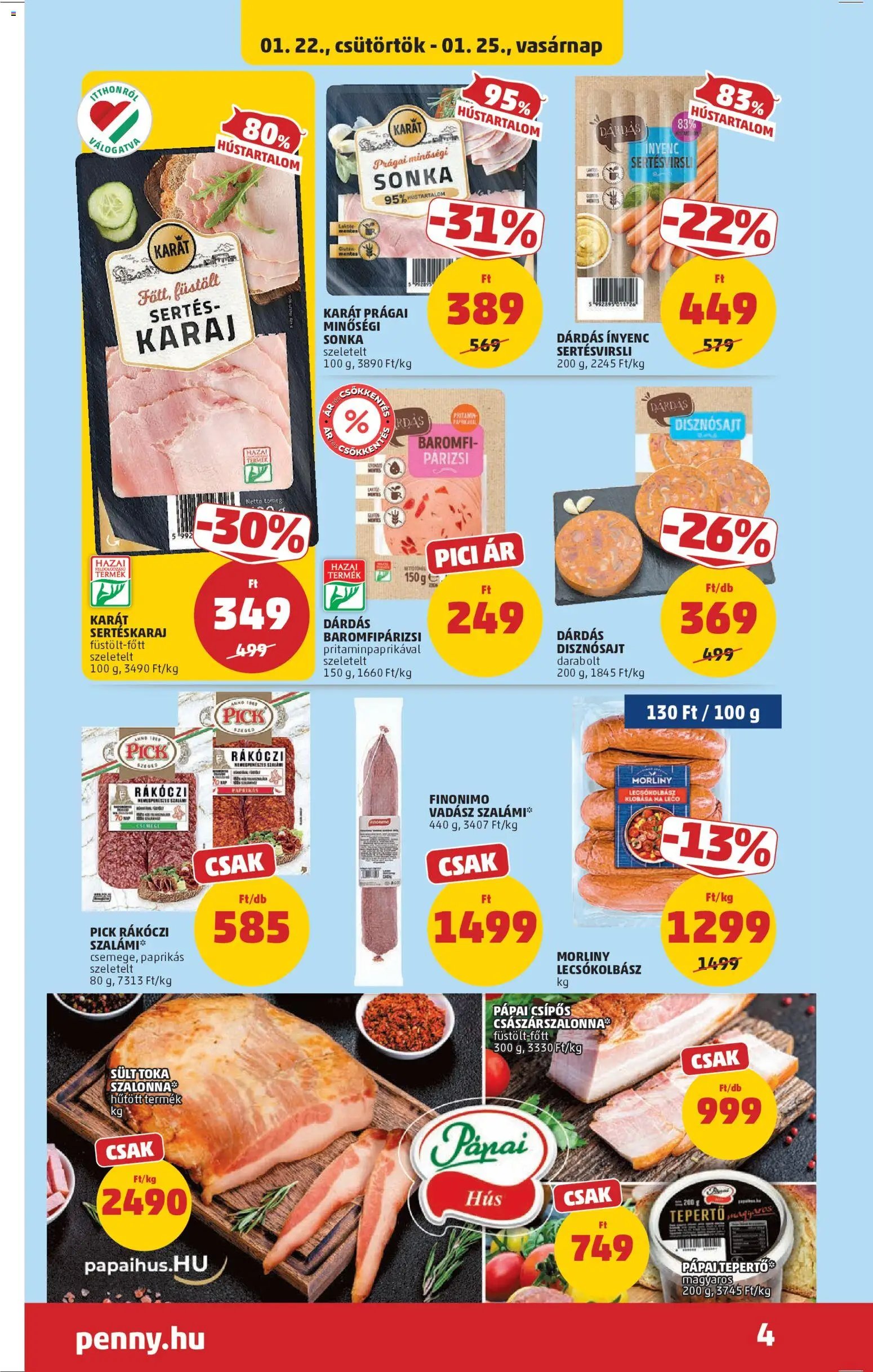 PENNY újság 2026.01.22. Akciós újság PENNY (2026-01-22 - 2026-01-28)