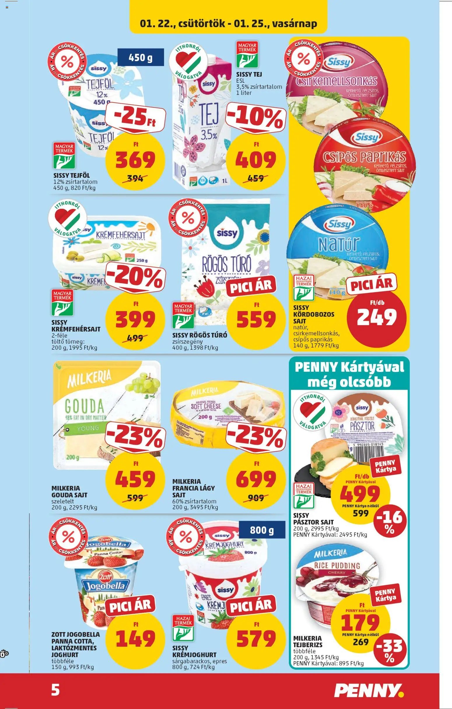 PENNY újság 2026.01.22. Akciós újság PENNY (2026-01-22 - 2026-01-28)