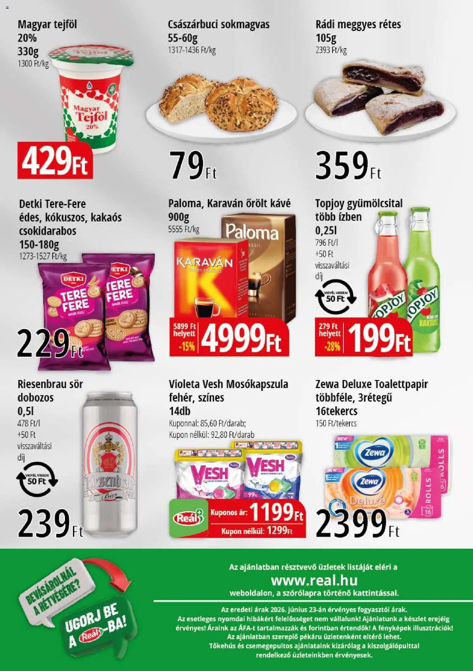 Reál újság 2026.07.02. Reál Bevásárló hétvége - Pest megye