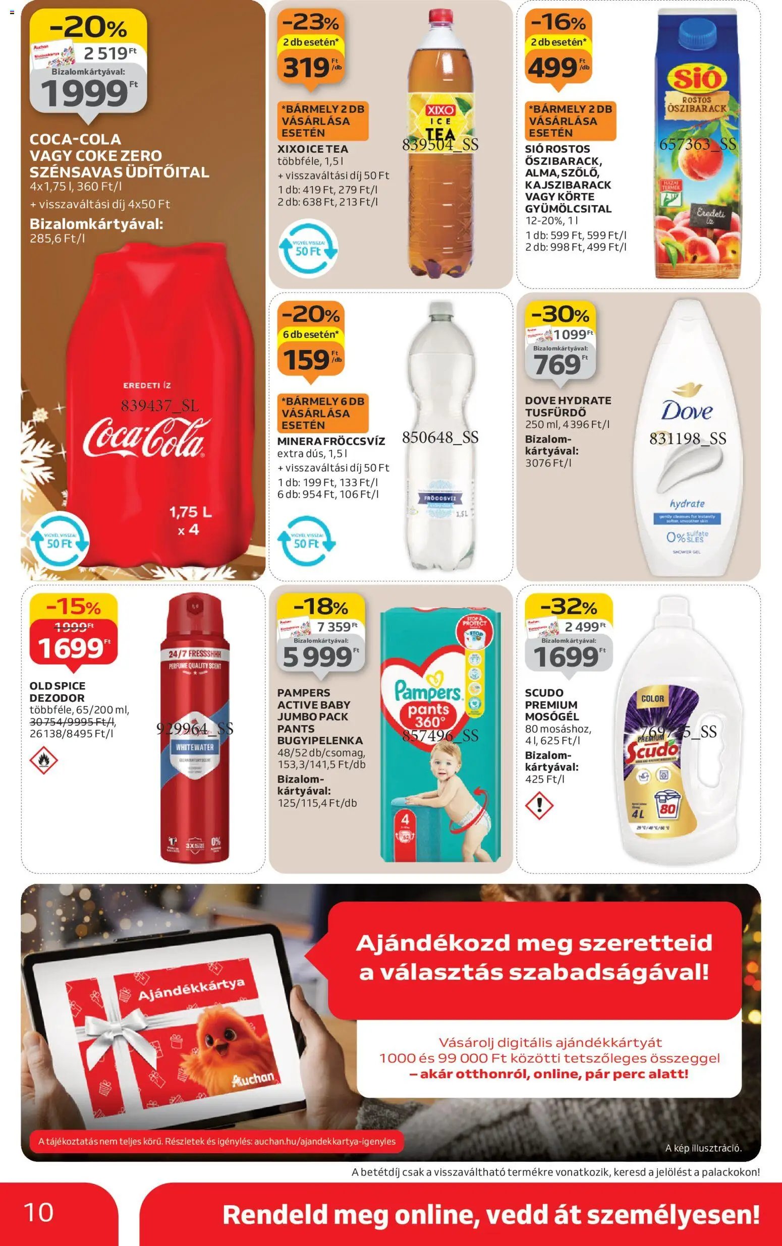 Auchan újság 2025.12.18. Szupermarket akciós újság (2025-12-18 - 2025-12-24)