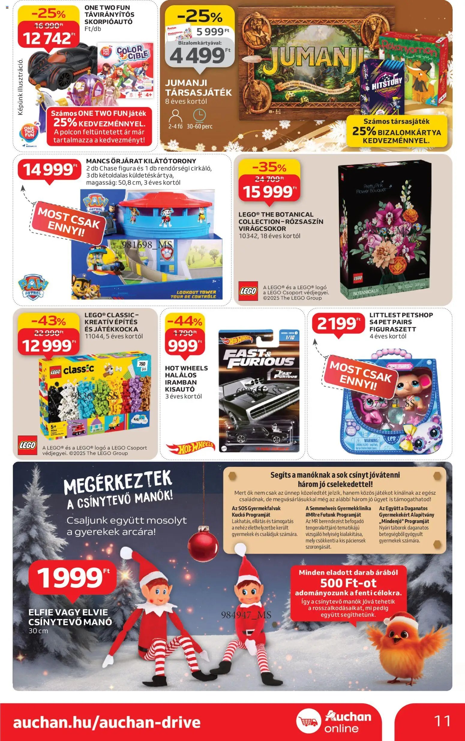 Auchan újság 2025.12.18. Szupermarket akciós újság (2025-12-18 - 2025-12-24)
