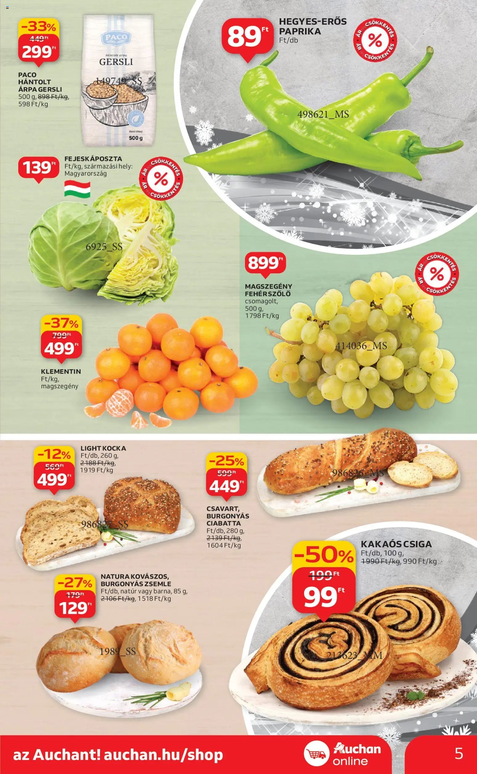 Auchan újság 2025.12.18. Szupermarket akciós újság (2025-12-18 - 2025-12-24)