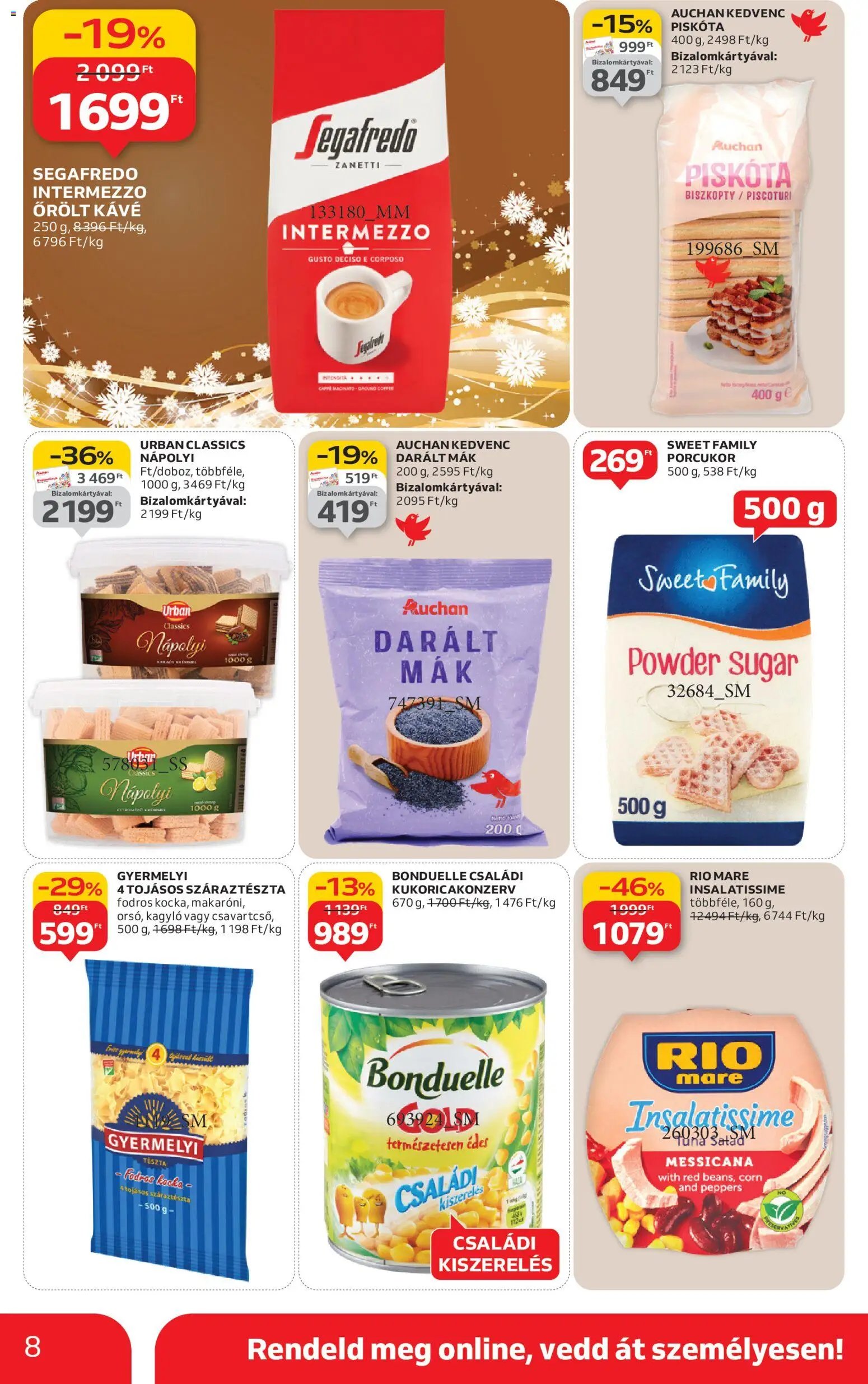 Auchan újság 2025.12.18. Szupermarket akciós újság (2025-12-18 - 2025-12-24)