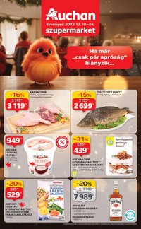 Auchan újság 2025.12.18. Szupermarket akciós újság (2025-12-18 - 2025-12-24)