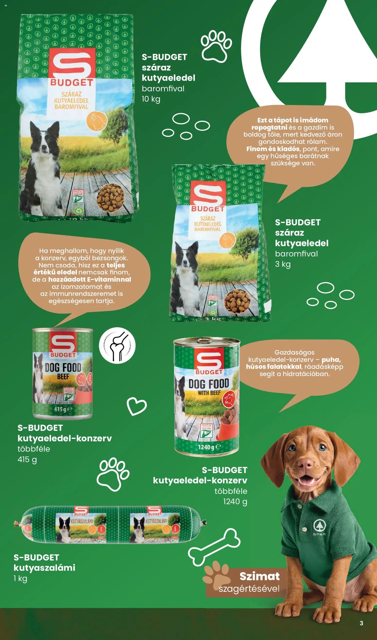 Spar újság 2026.09.01. Spar Állateledel katalógus