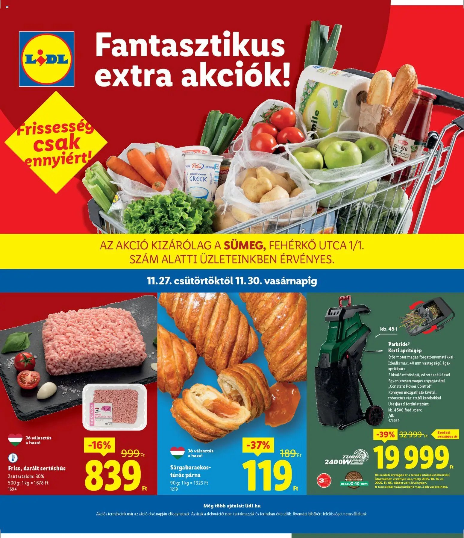 Lidl újság 2025.11.27. Sümeg (2025-11-27 - 2025-11-30)