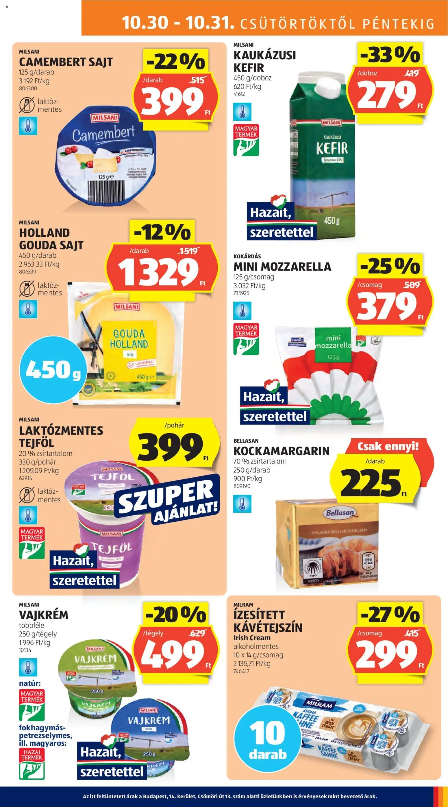 Aldi újság 2025.10.30. Akciós újság Aldi (2025-10-30 - 2025-11-05)