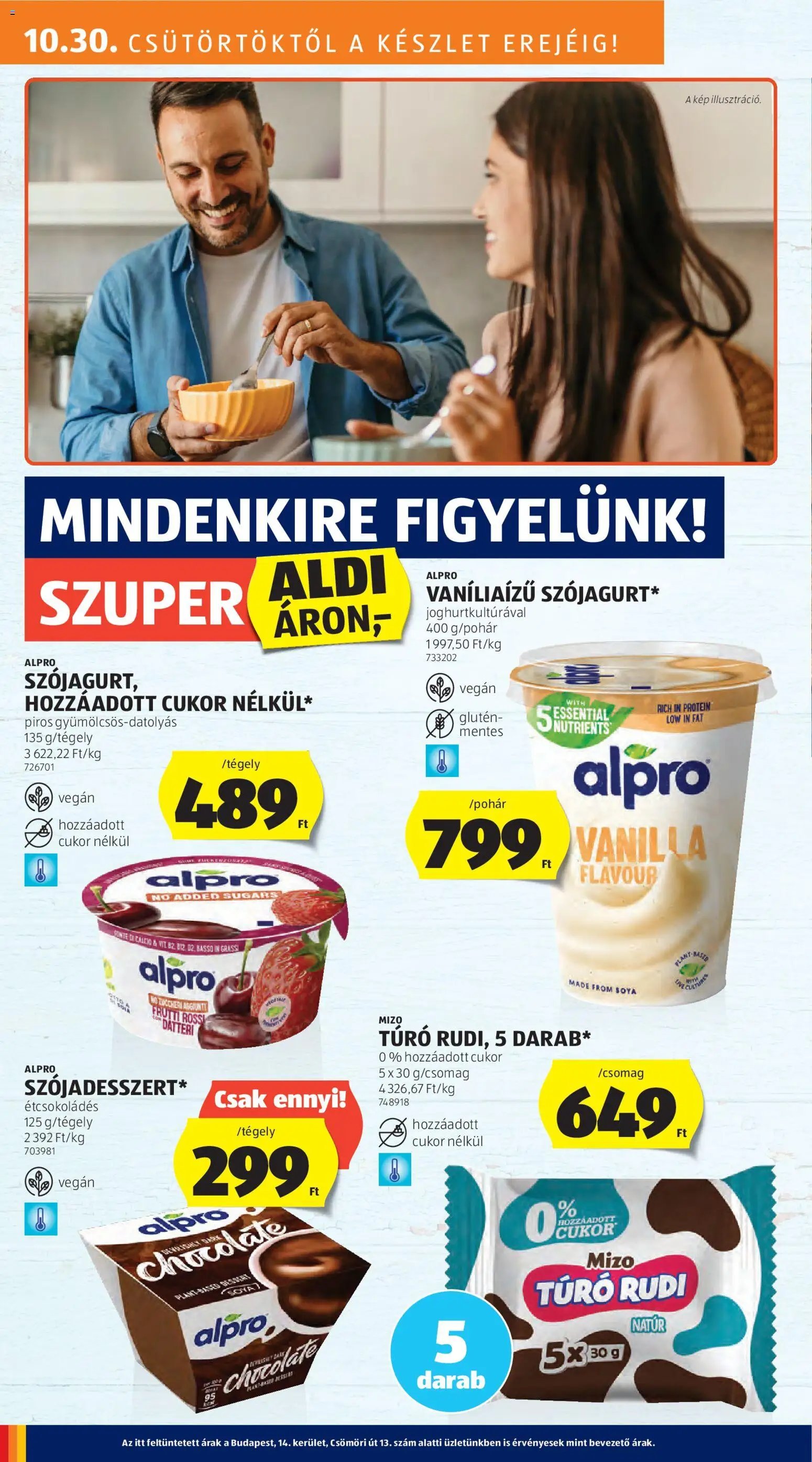 Aldi újság 2025.10.30. Akciós újság Aldi (2025-10-30 - 2025-11-05)