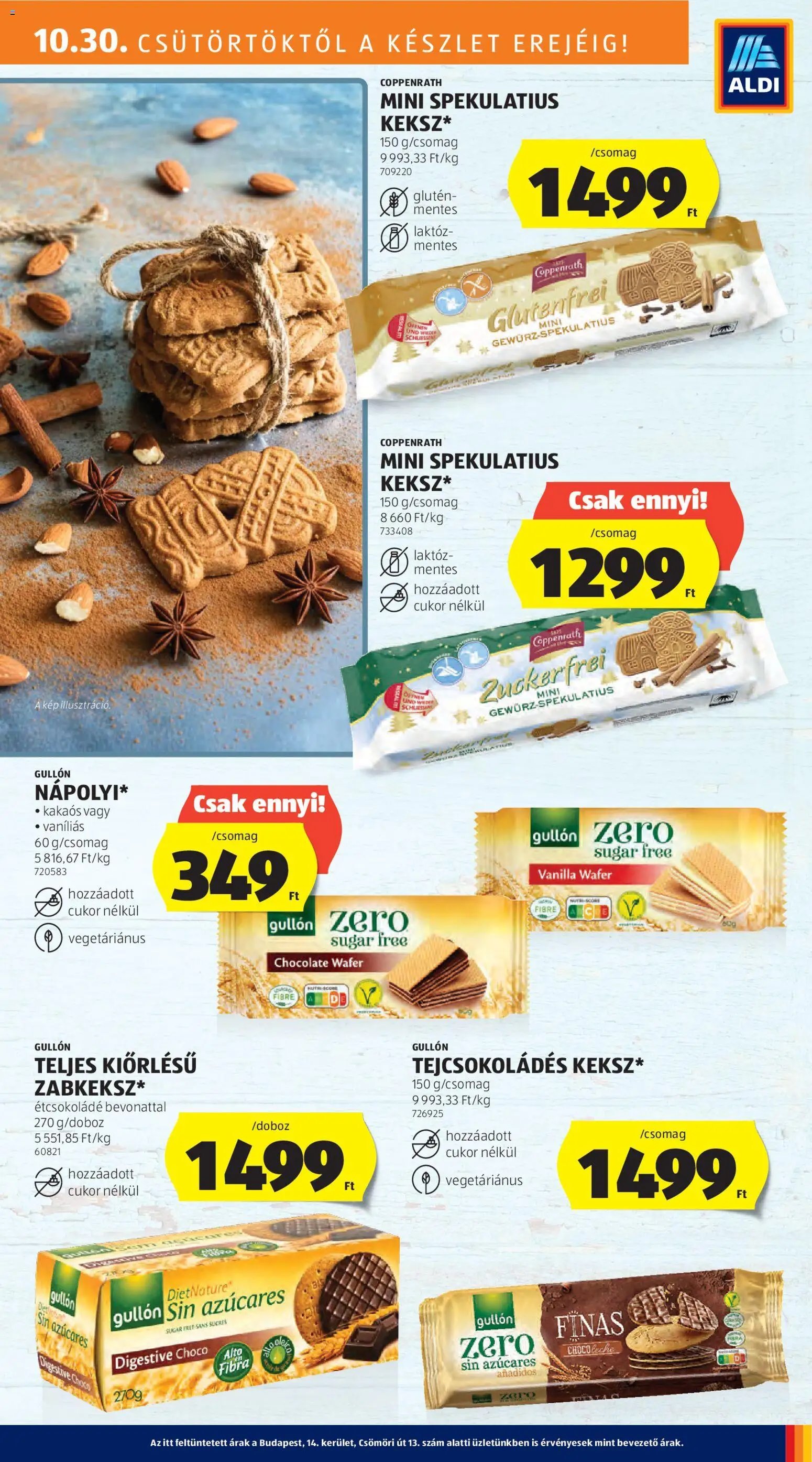 Aldi újság 2025.10.30. Akciós újság Aldi (2025-10-30 - 2025-11-05)