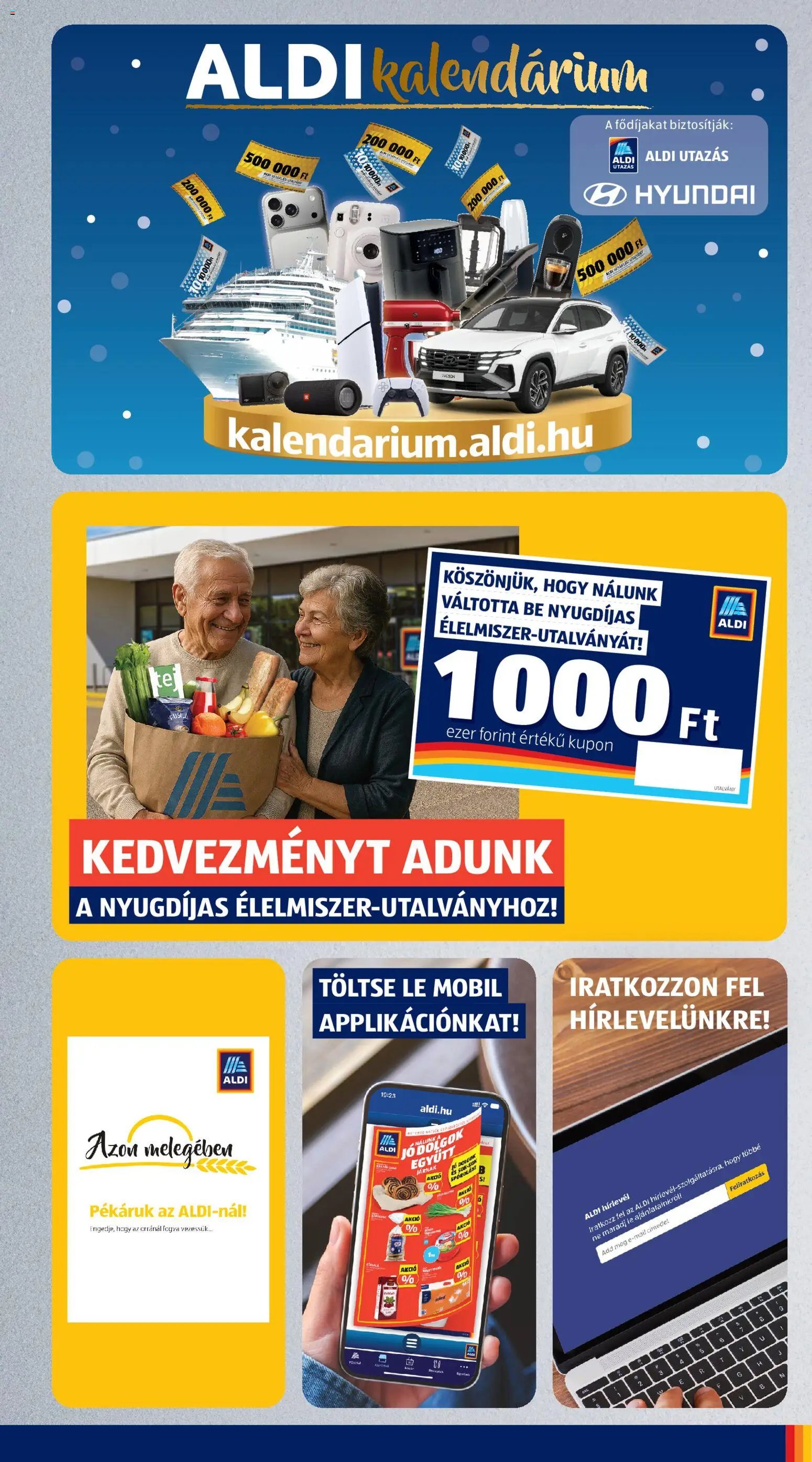 Aldi újság 2025.10.30. Akciós újság Aldi (2025-10-30 - 2025-11-05)