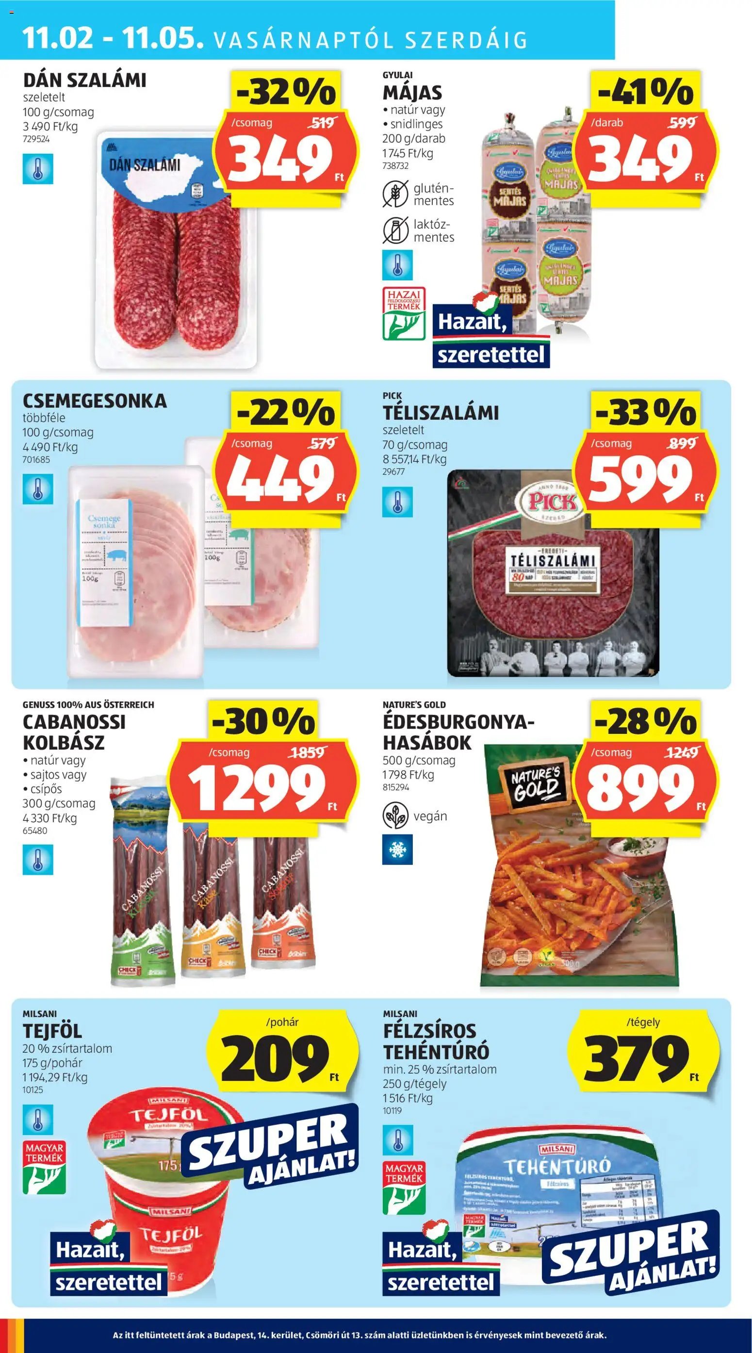 Aldi újság 2025.10.30. Akciós újság Aldi (2025-10-30 - 2025-11-05)