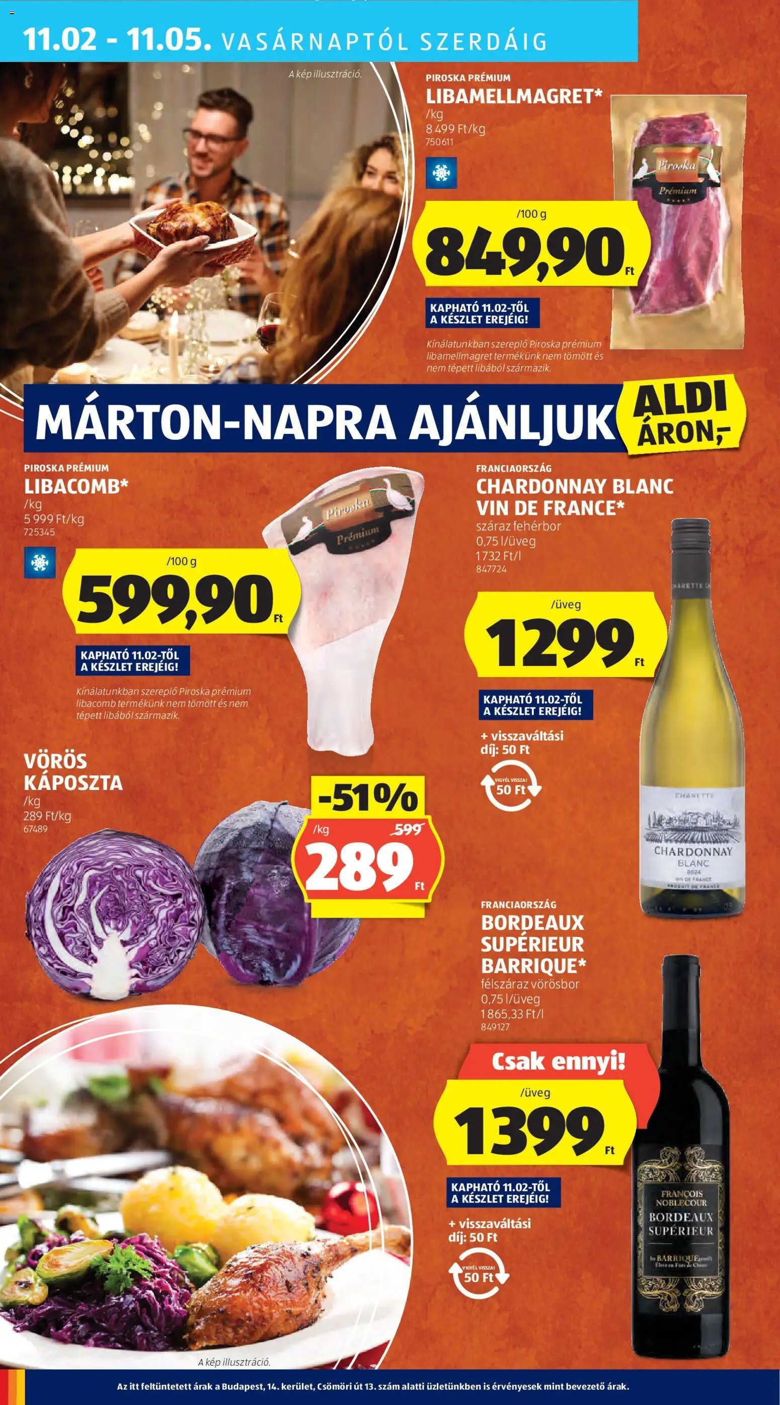 Aldi újság 2025.10.30. Akciós újság Aldi (2025-10-30 - 2025-11-05)