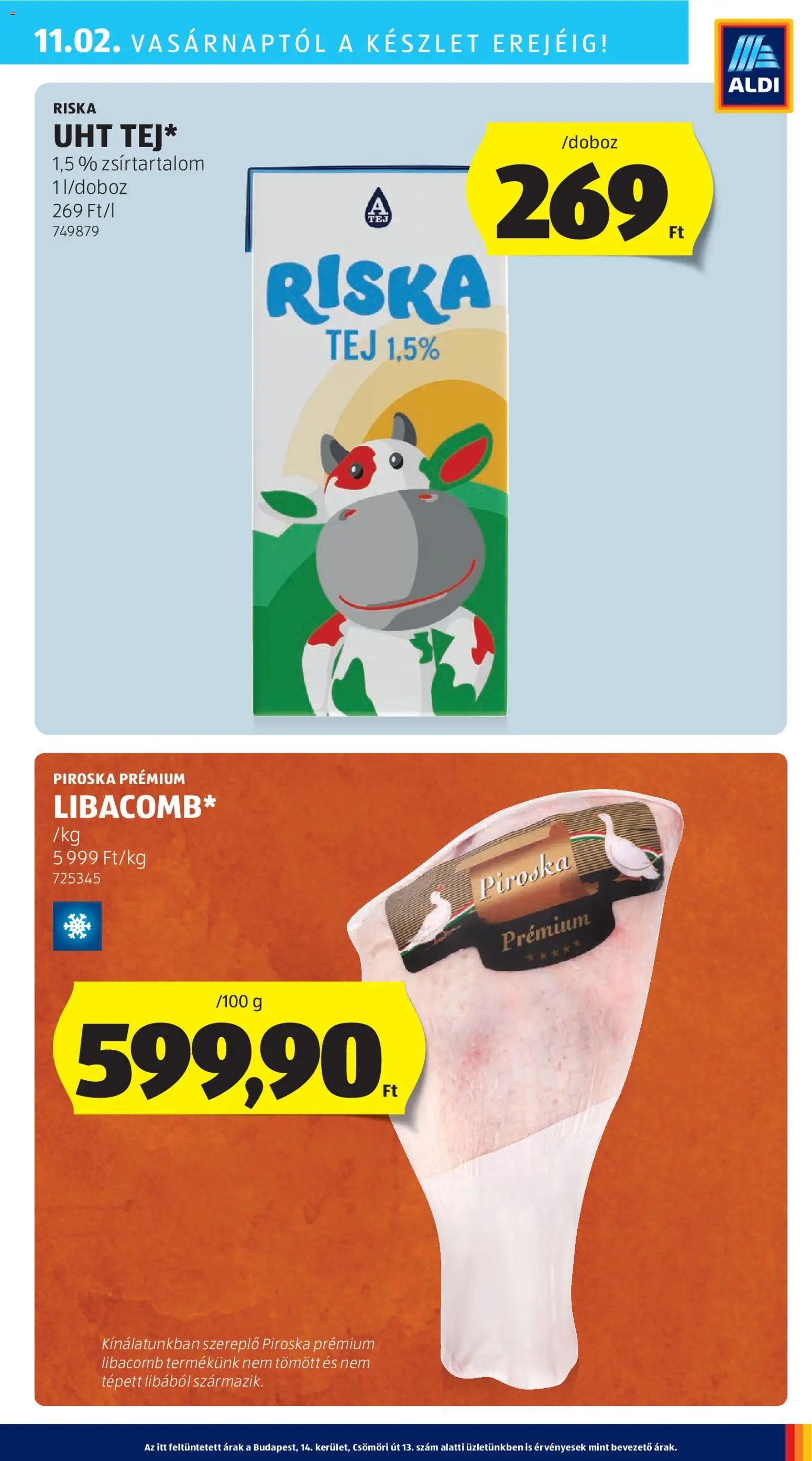 Aldi újság 2025.10.30. Akciós újság Aldi (2025-10-30 - 2025-11-05)