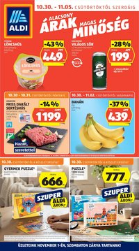 Aldi újság 2025.10.30. Akciós újság Aldi (2025-10-30 - 2025-11-05)