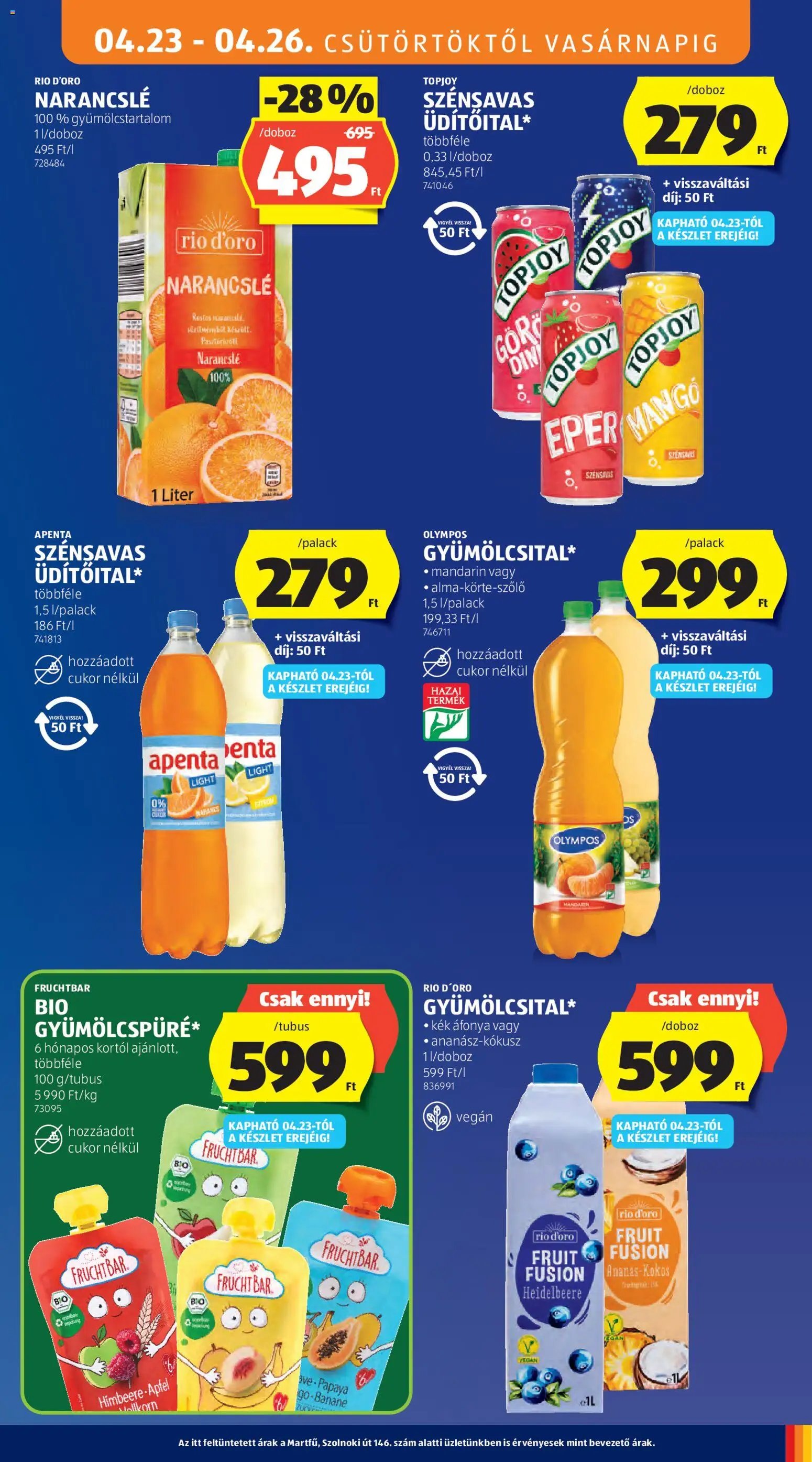 Aldi újság 2026.04.23. Aldi akciós újság (2026-04-23 - 2026-04-29)
