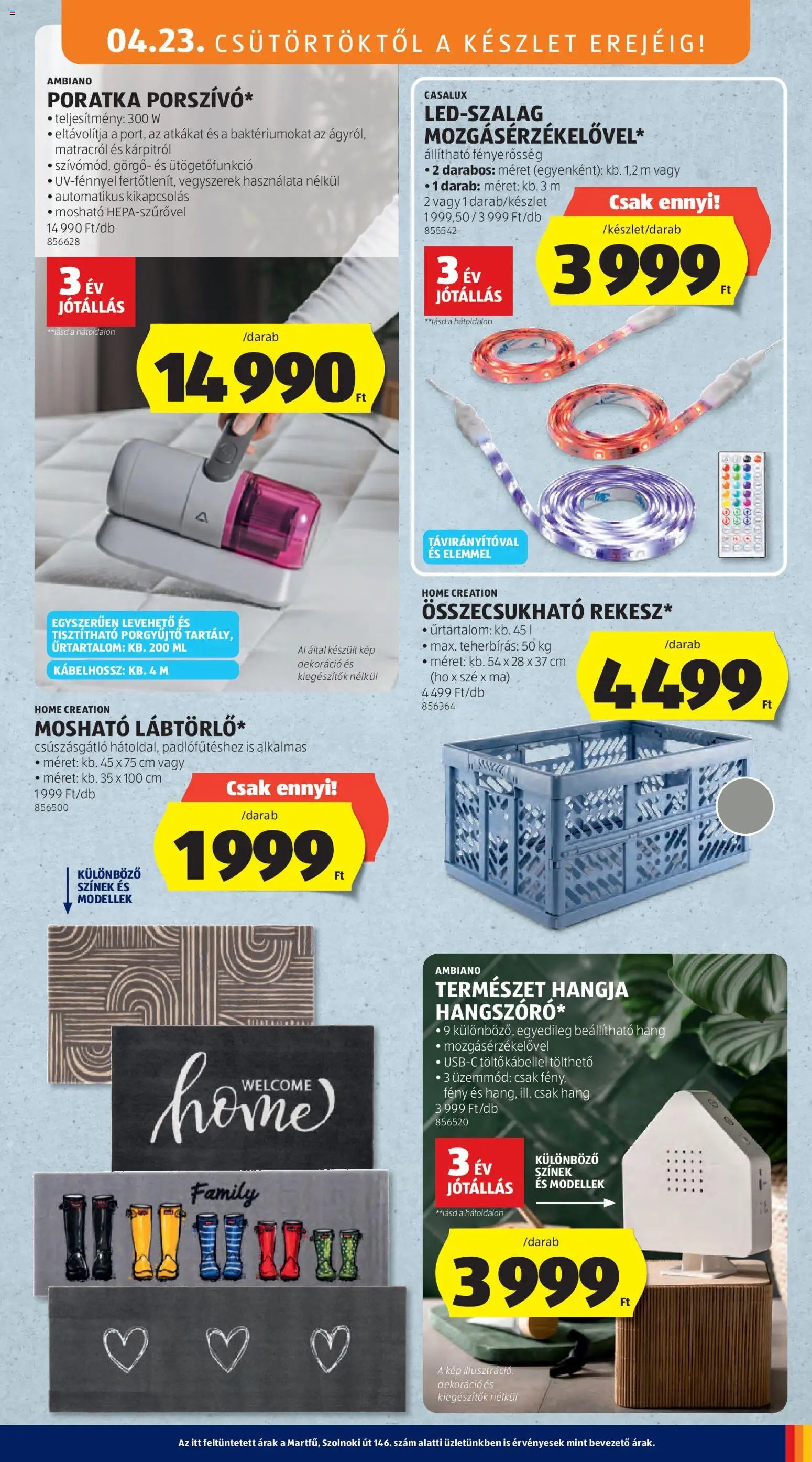 Aldi újság 2026.04.23. Aldi akciós újság (2026-04-23 - 2026-04-29)