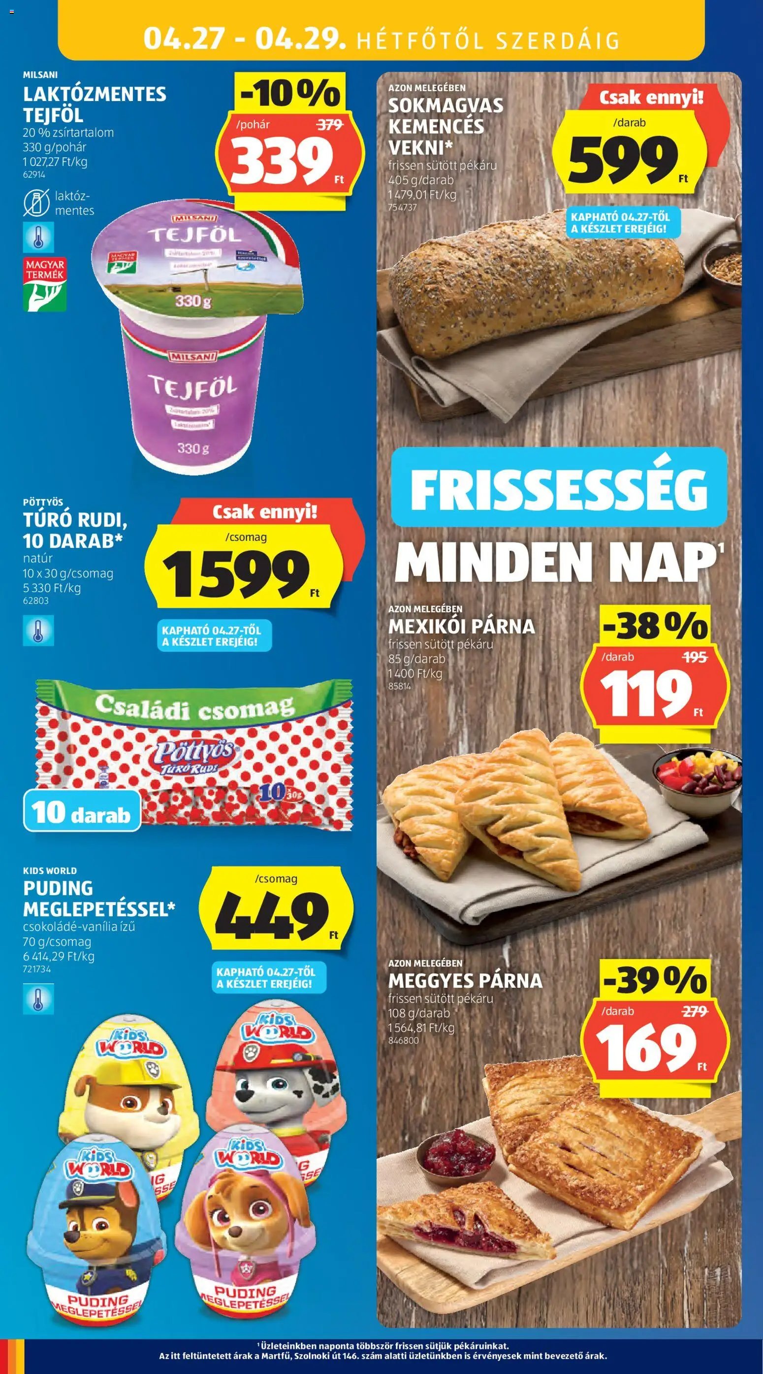 Aldi újság 2026.04.23. Aldi akciós újság (2026-04-23 - 2026-04-29)