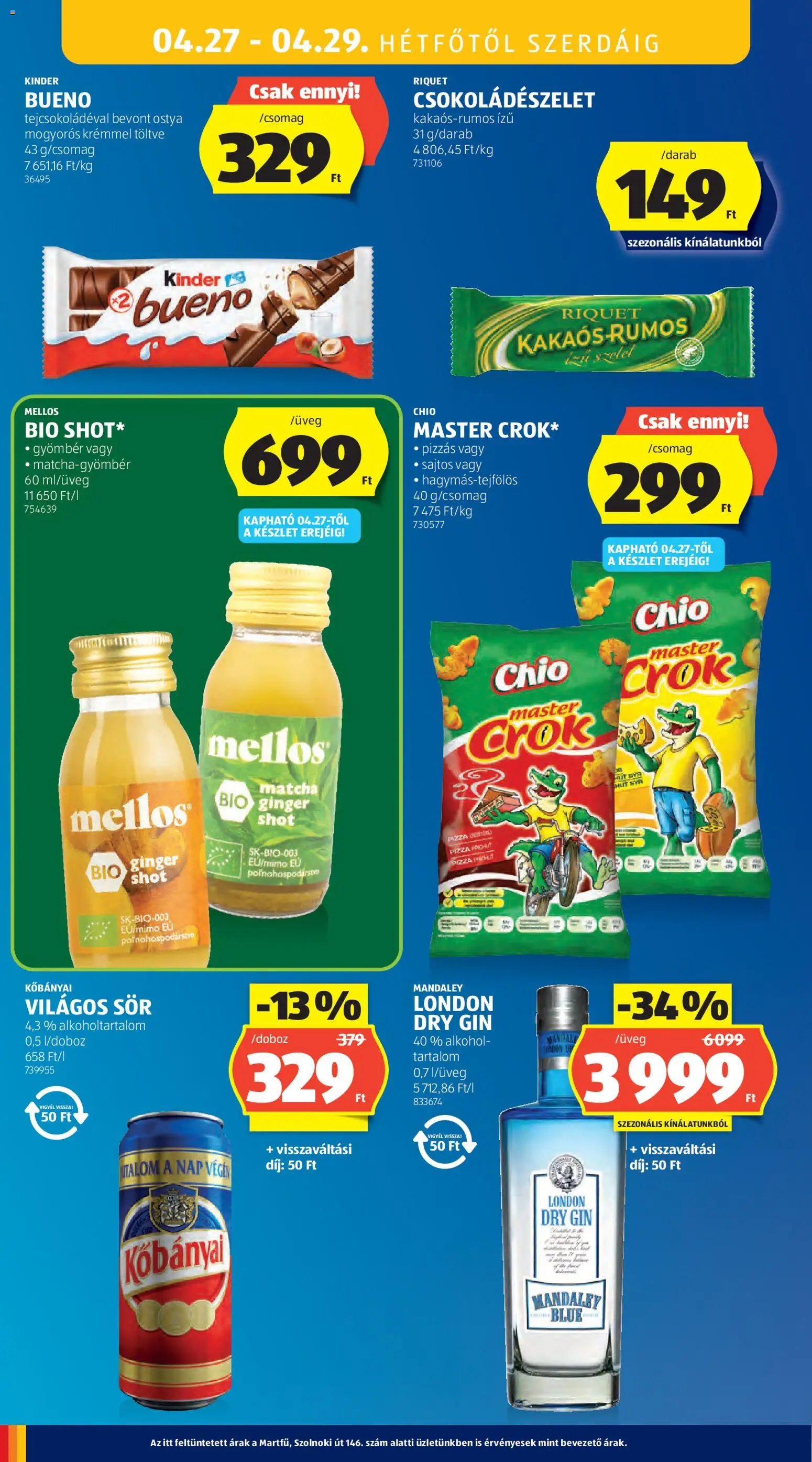 Aldi újság 2026.04.23. Aldi akciós újság (2026-04-23 - 2026-04-29)