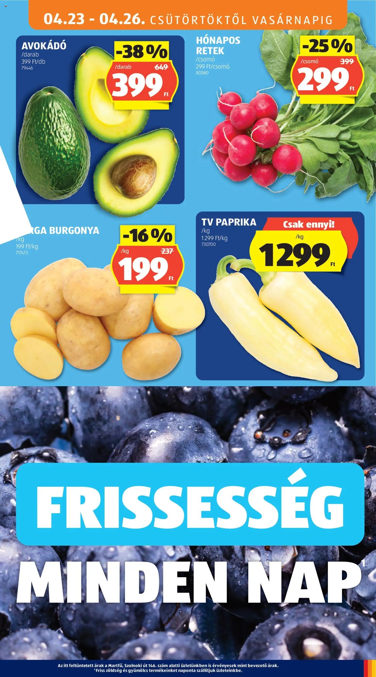 Aldi újság 2026.04.23. Aldi akciós újság (2026-04-23 - 2026-04-29)