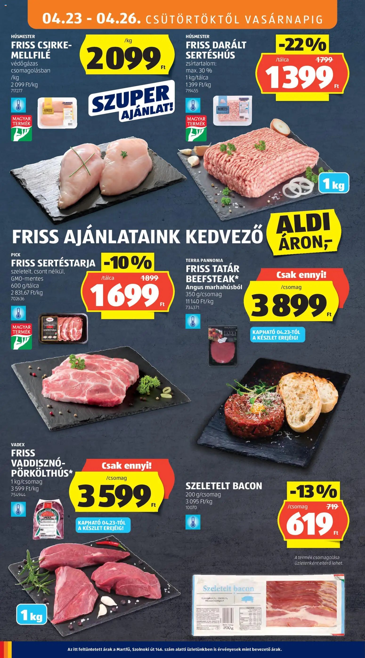 Aldi újság 2026.04.23. Aldi akciós újság (2026-04-23 - 2026-04-29)