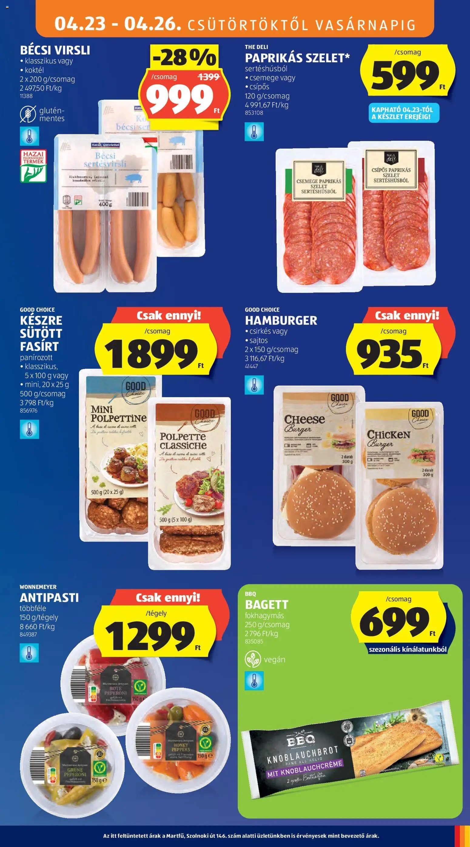 Aldi újság 2026.04.23. Aldi akciós újság (2026-04-23 - 2026-04-29)