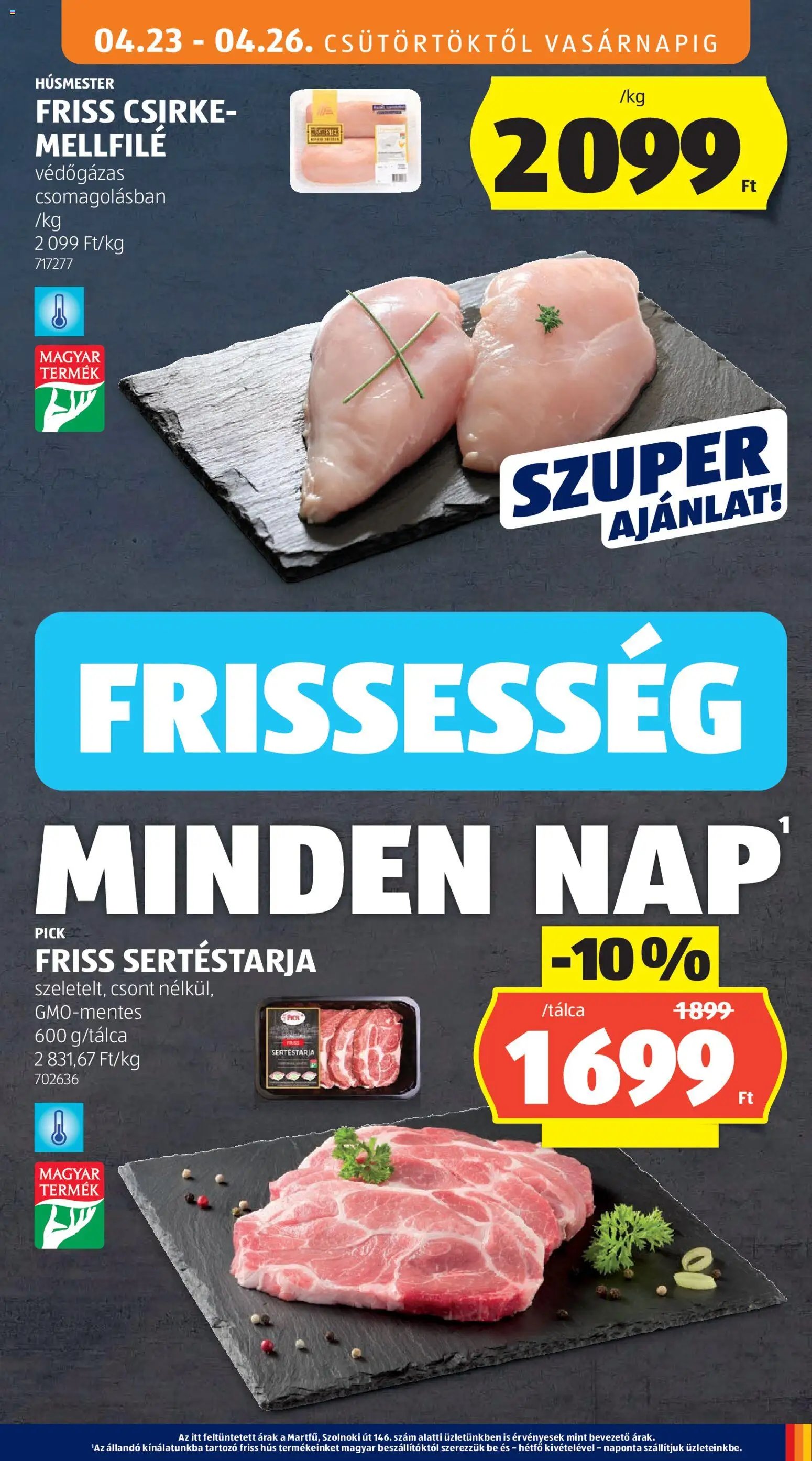 Aldi újság 2026.04.23. Aldi akciós újság (2026-04-23 - 2026-04-29)