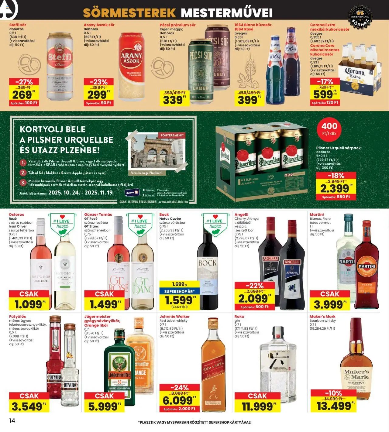 Interspar újság 2025.10.24. Akciós újság Interspar (2025-10-24 - 2025-10-29)