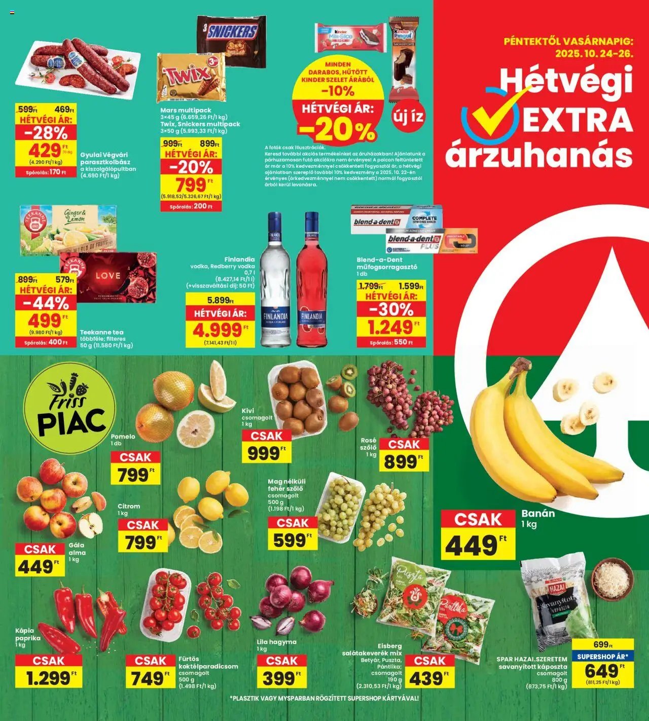Interspar újság 2025.10.24. Akciós újság Interspar (2025-10-24 - 2025-10-29)