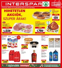 Interspar újság 2025.10.24. Akciós újság Interspar (2025-10-24 - 2025-10-29)