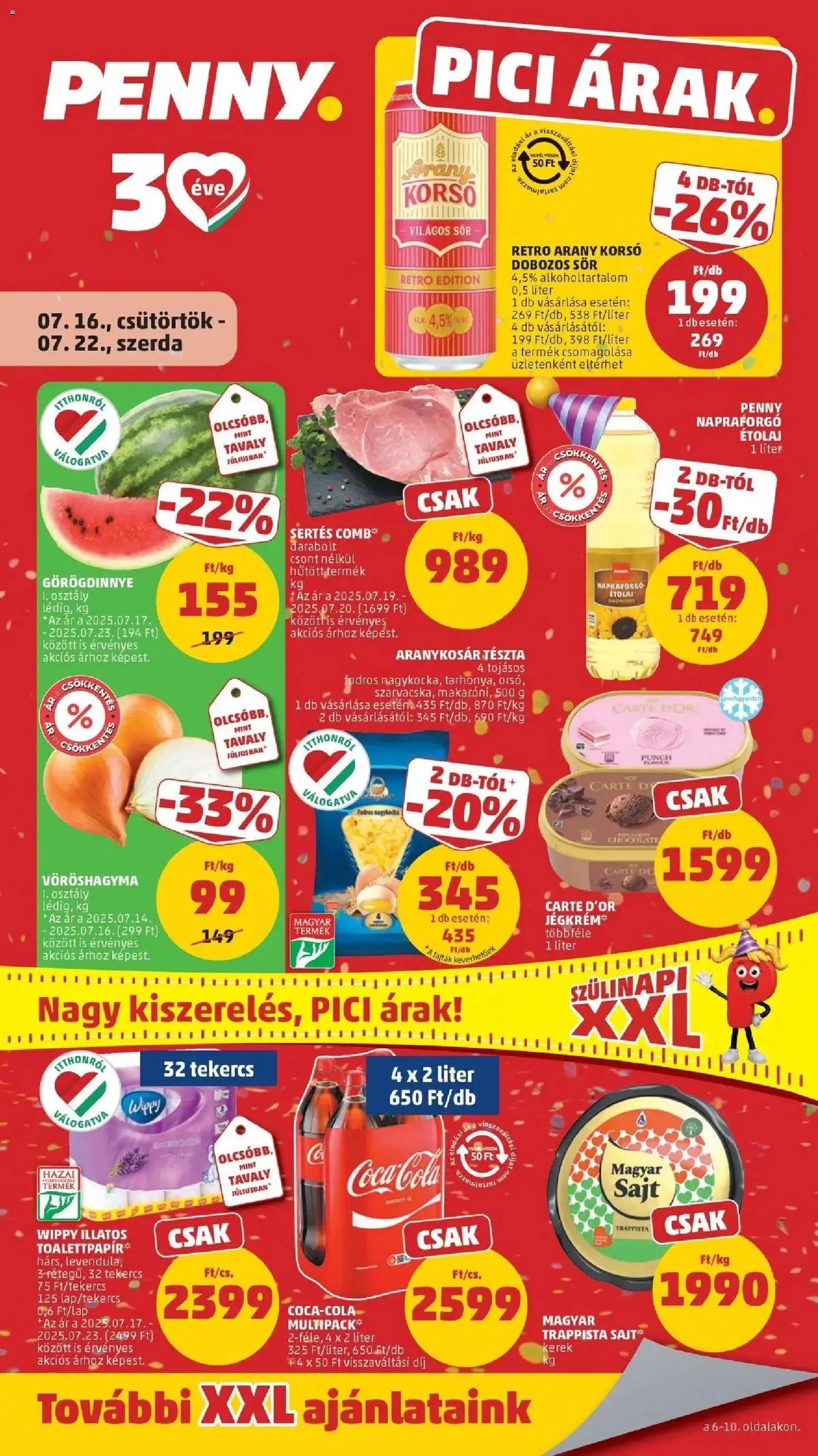 PENNY újság 2026.07.16. Penny aktuális akciós újság