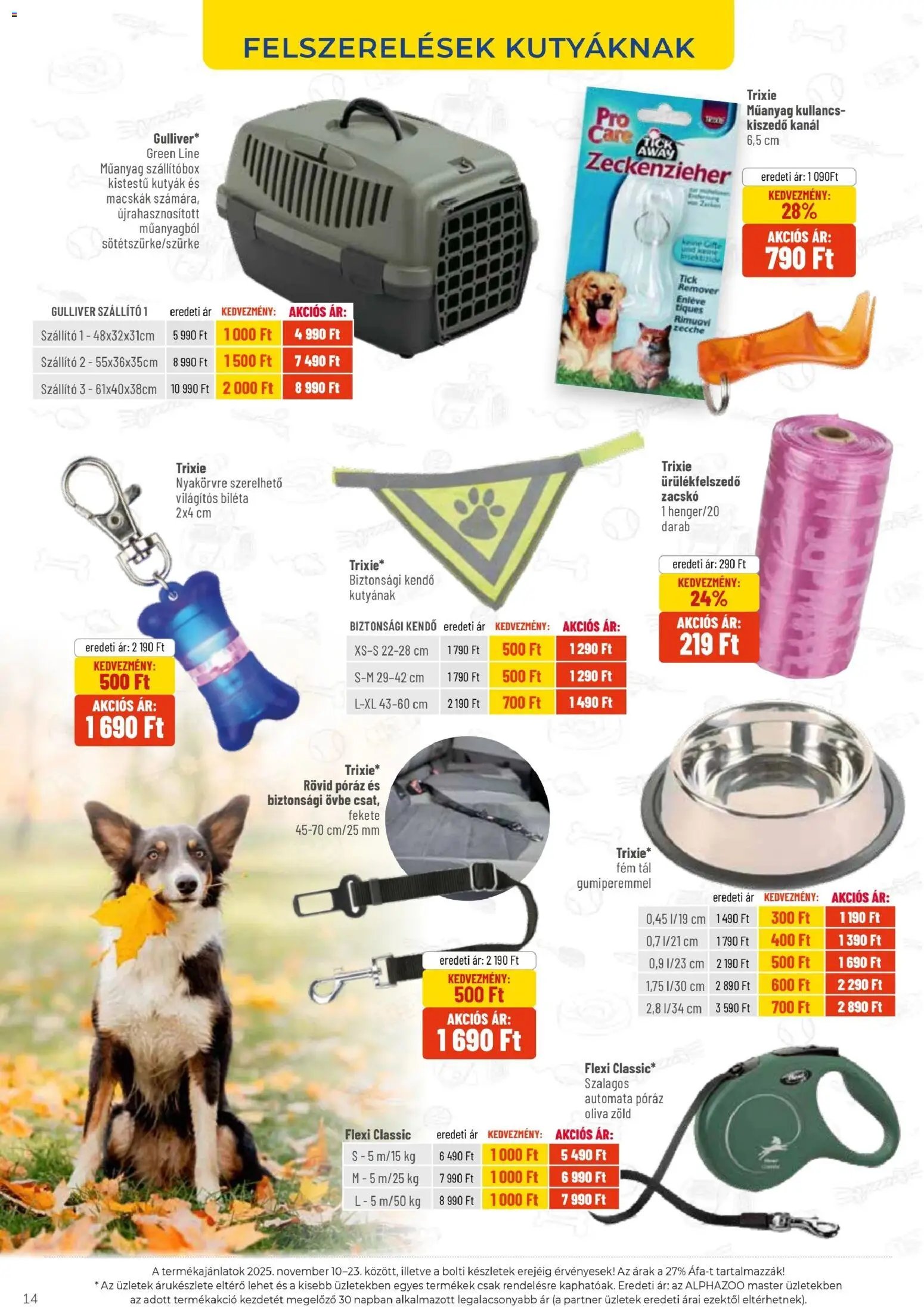 AlphaZoo újság 2025.11.10. Black Friday (2025-11-10 - 2025-11-23)