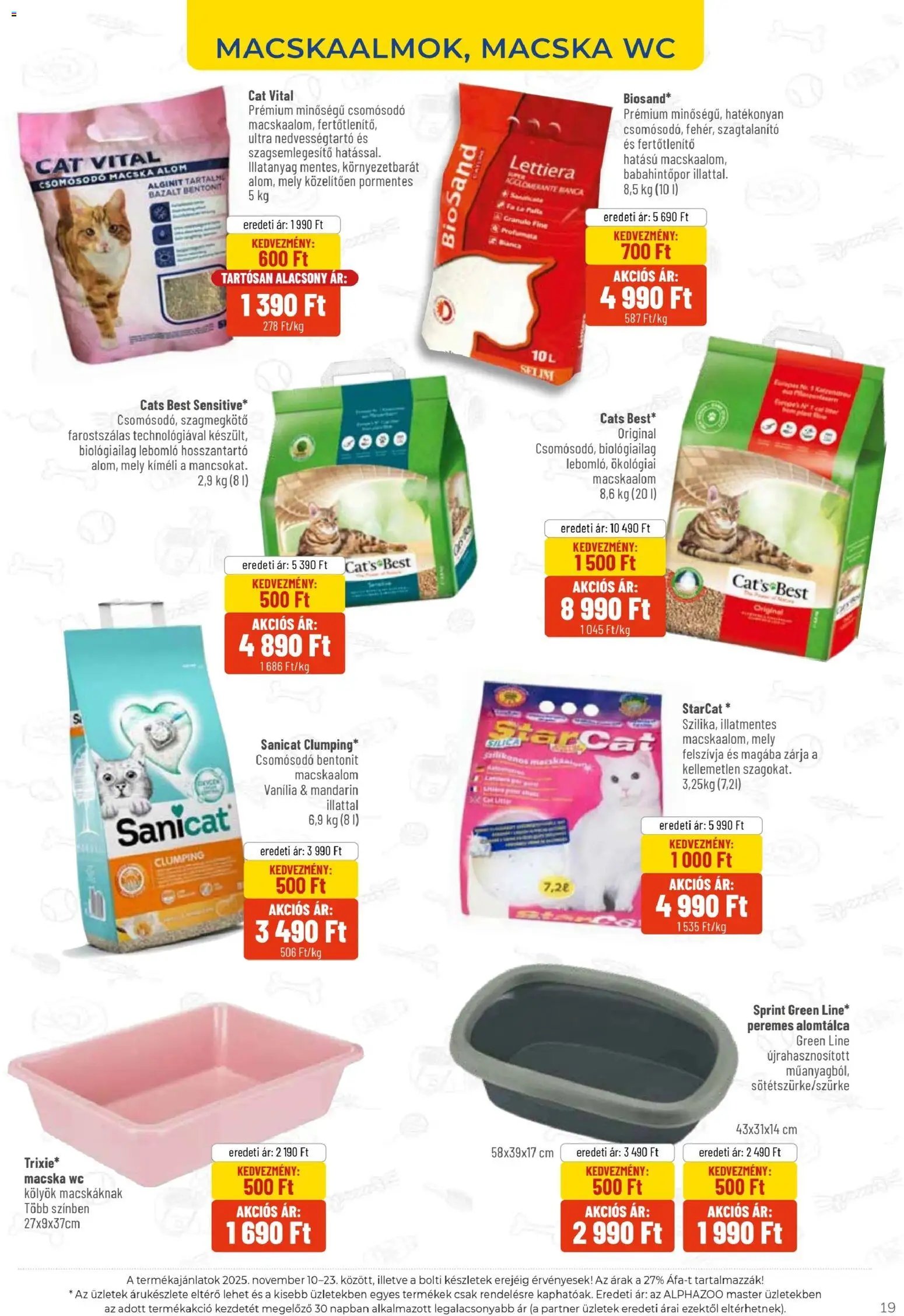 AlphaZoo újság 2025.11.10. Black Friday (2025-11-10 - 2025-11-23)