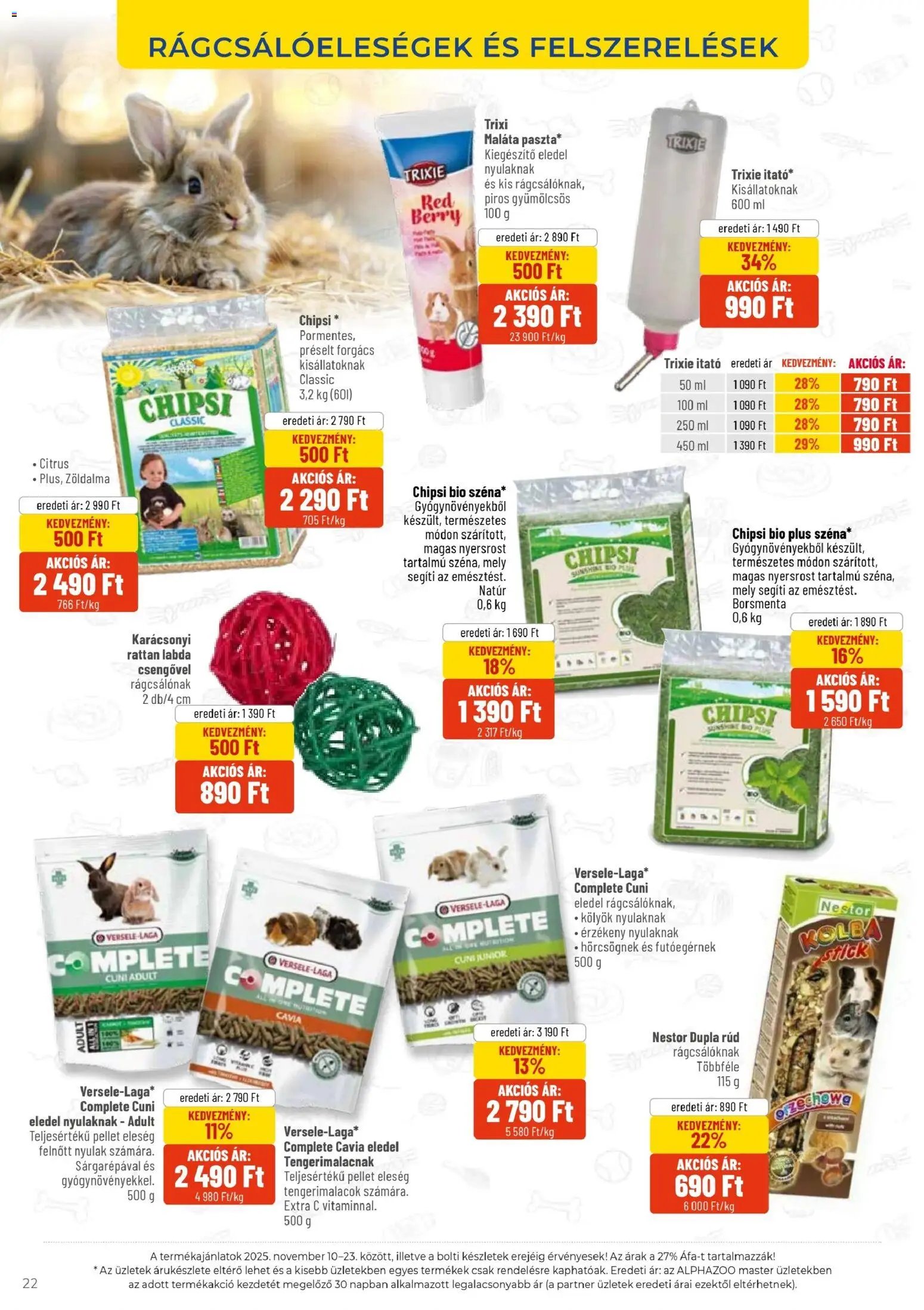 AlphaZoo újság 2025.11.10. Black Friday (2025-11-10 - 2025-11-23)