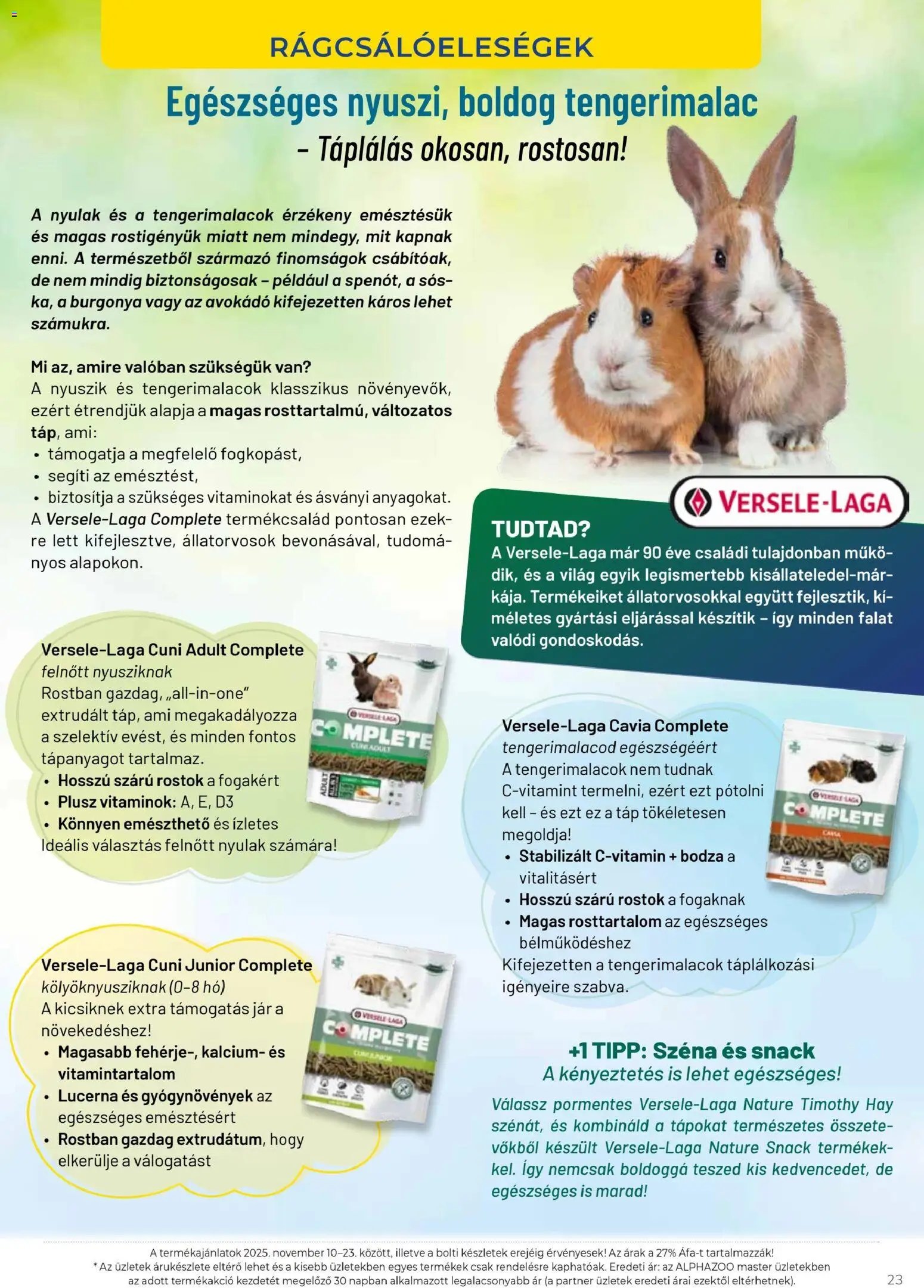 AlphaZoo újság 2025.11.10. Black Friday (2025-11-10 - 2025-11-23)