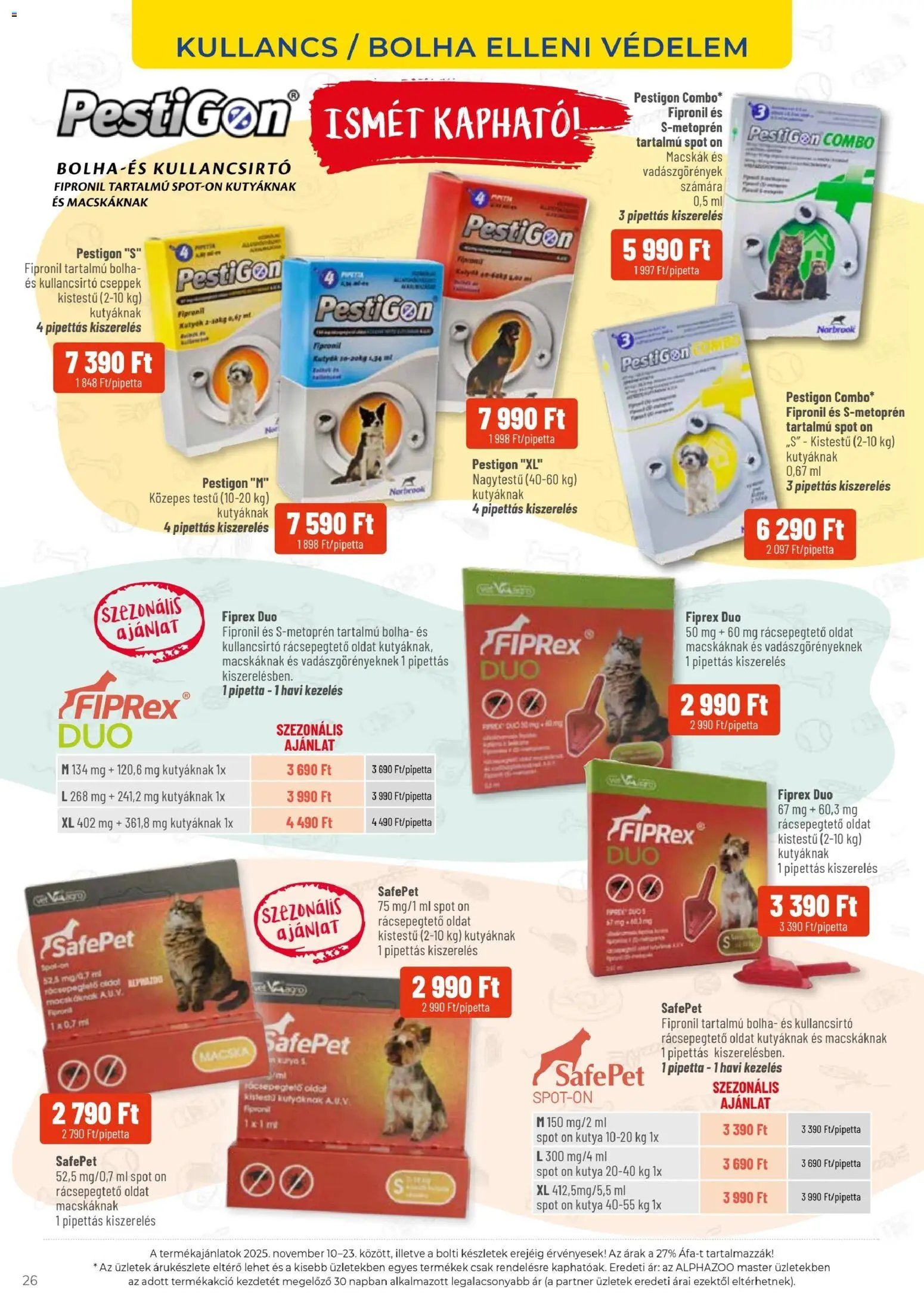 AlphaZoo újság 2025.11.10. Black Friday (2025-11-10 - 2025-11-23)