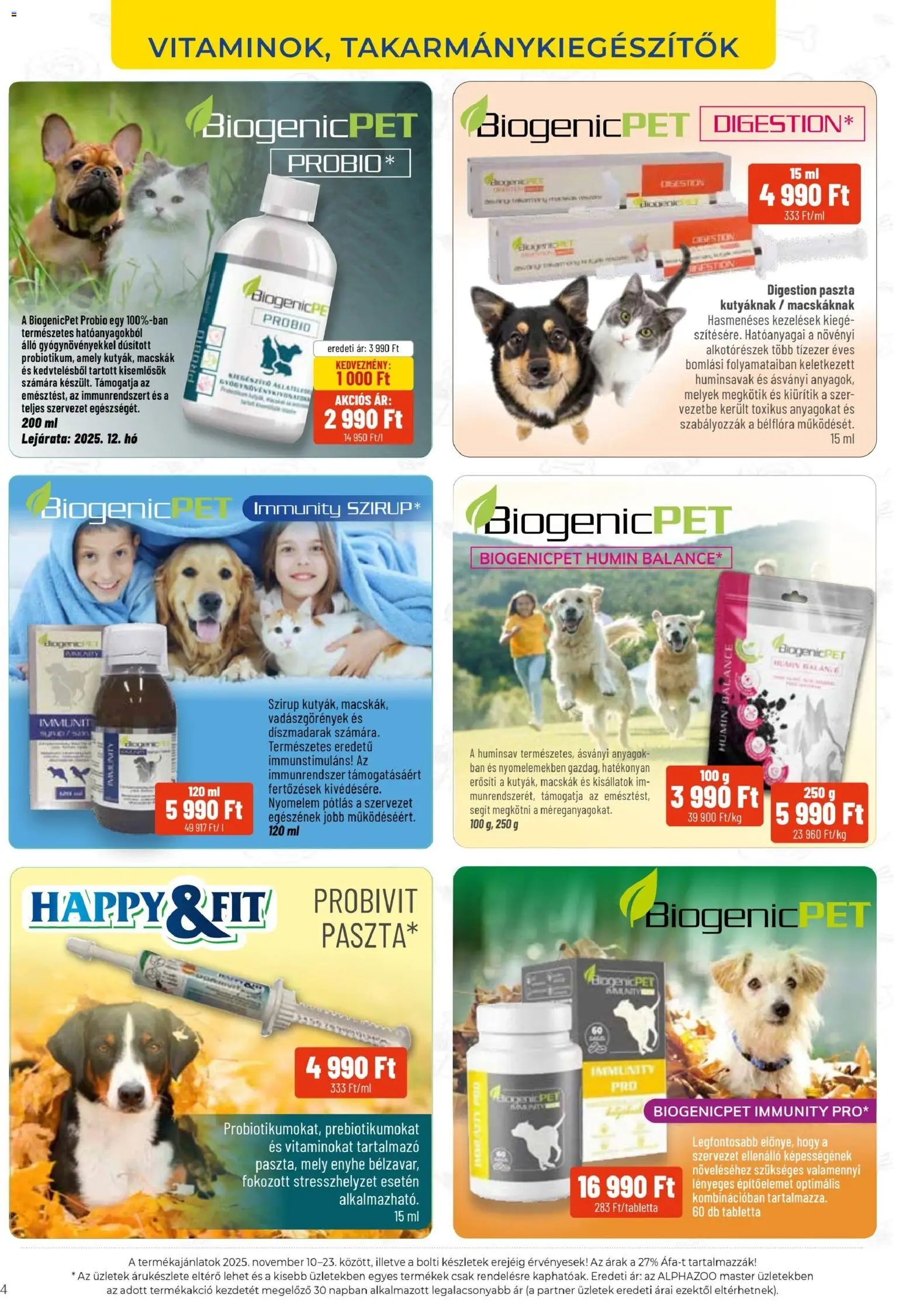 AlphaZoo újság 2025.11.10. Black Friday (2025-11-10 - 2025-11-23)